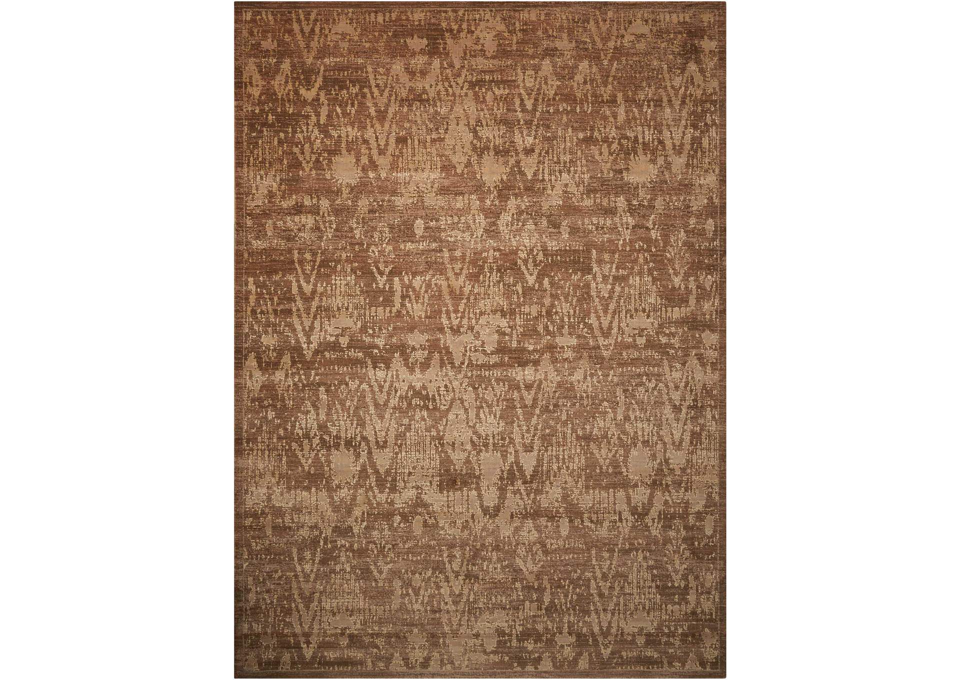 Nourison Silken Allure SLK17 Brown 10'x14' Rug,Nourison