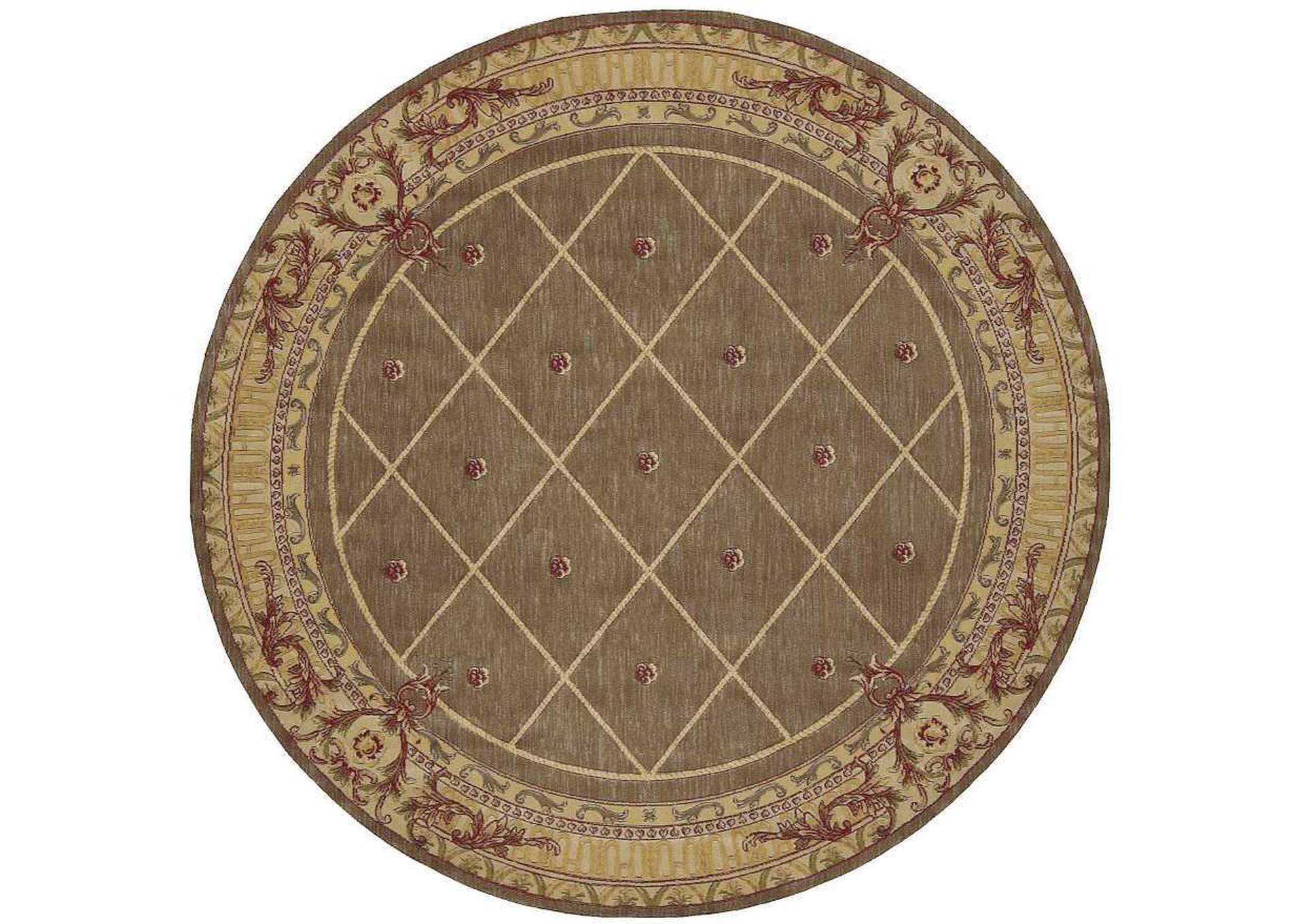Nourison Ashton House AS03 8' Round Rug,Nourison