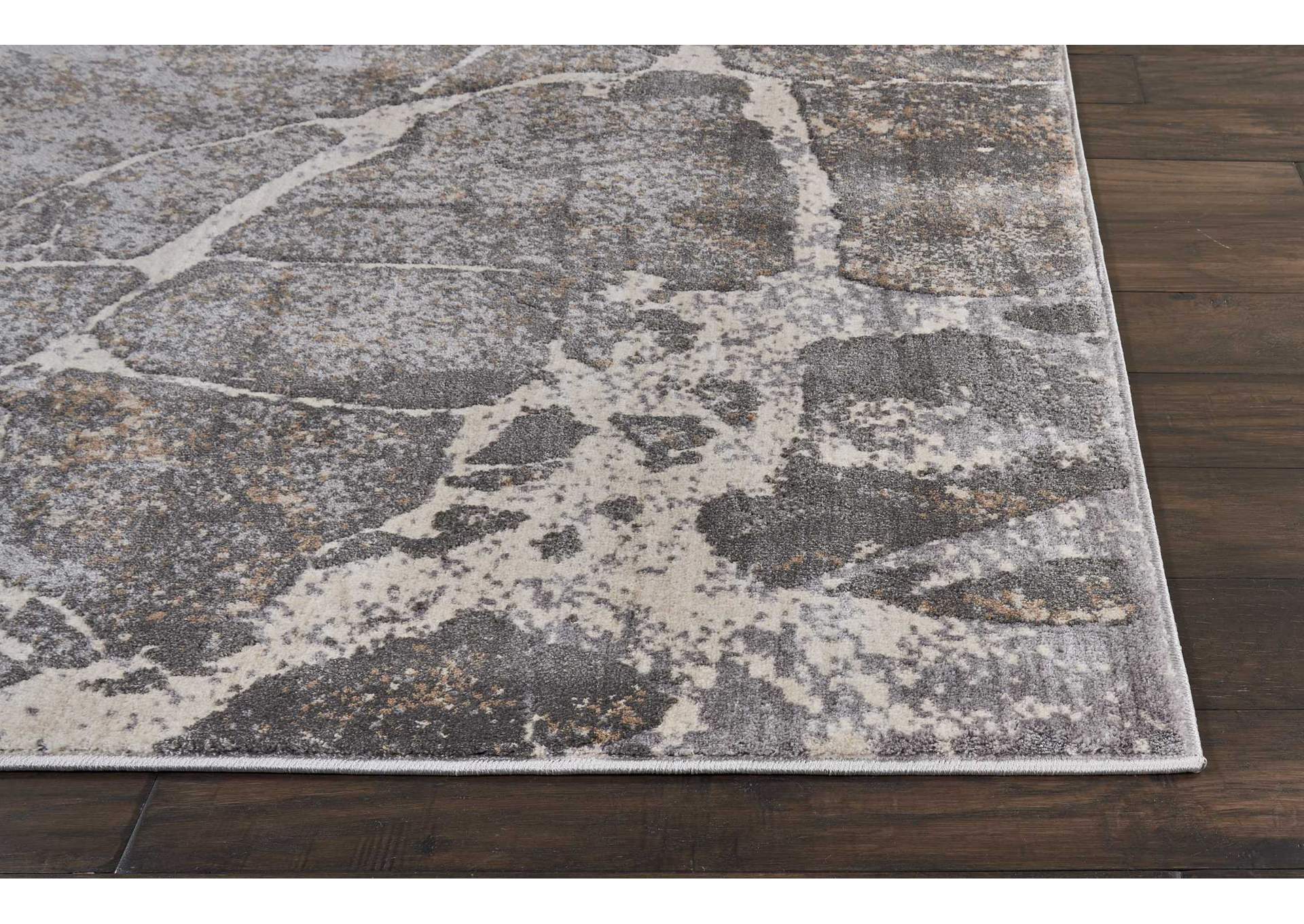 kathy ireland Home Heritage KI351 Grey 8'x11' Oversized Rug,Nourison