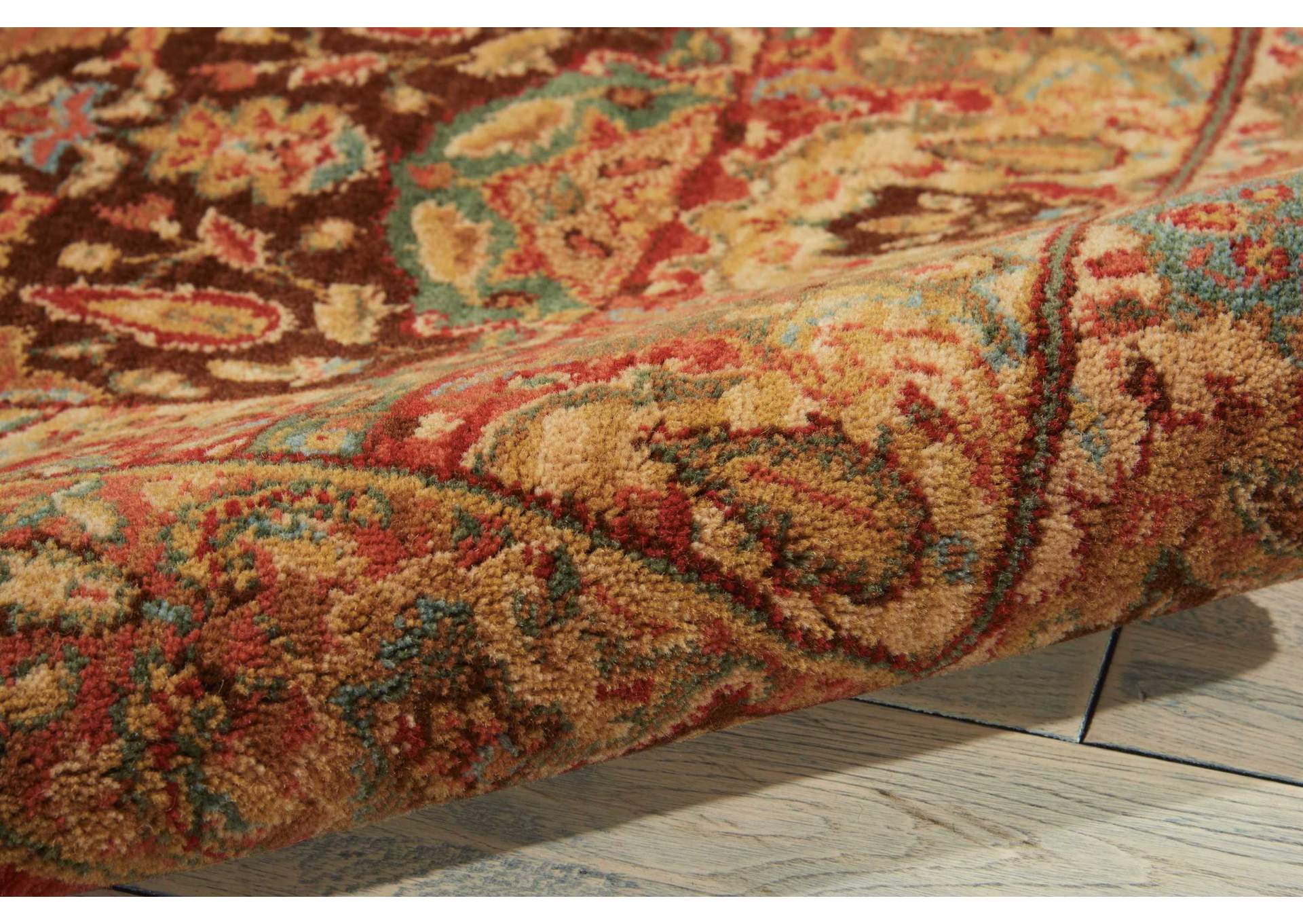 Nourison Living Treasures LI02 Multicolor 8' Runner Hallway Rug,Nourison