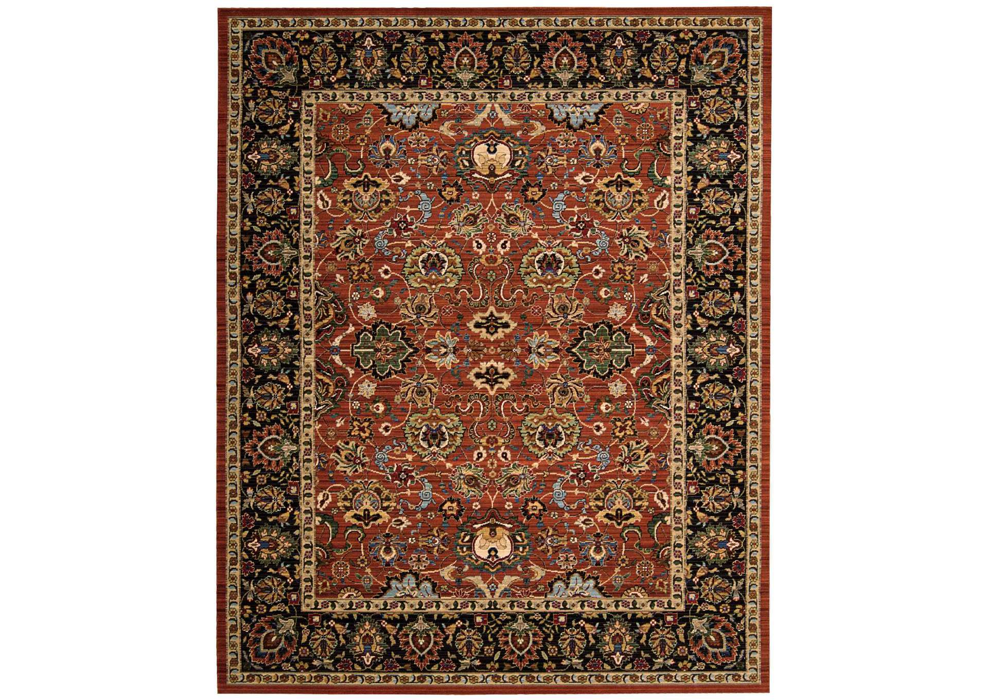Nourison Timeless TML20 Brown 9'x12' Rug,Nourison