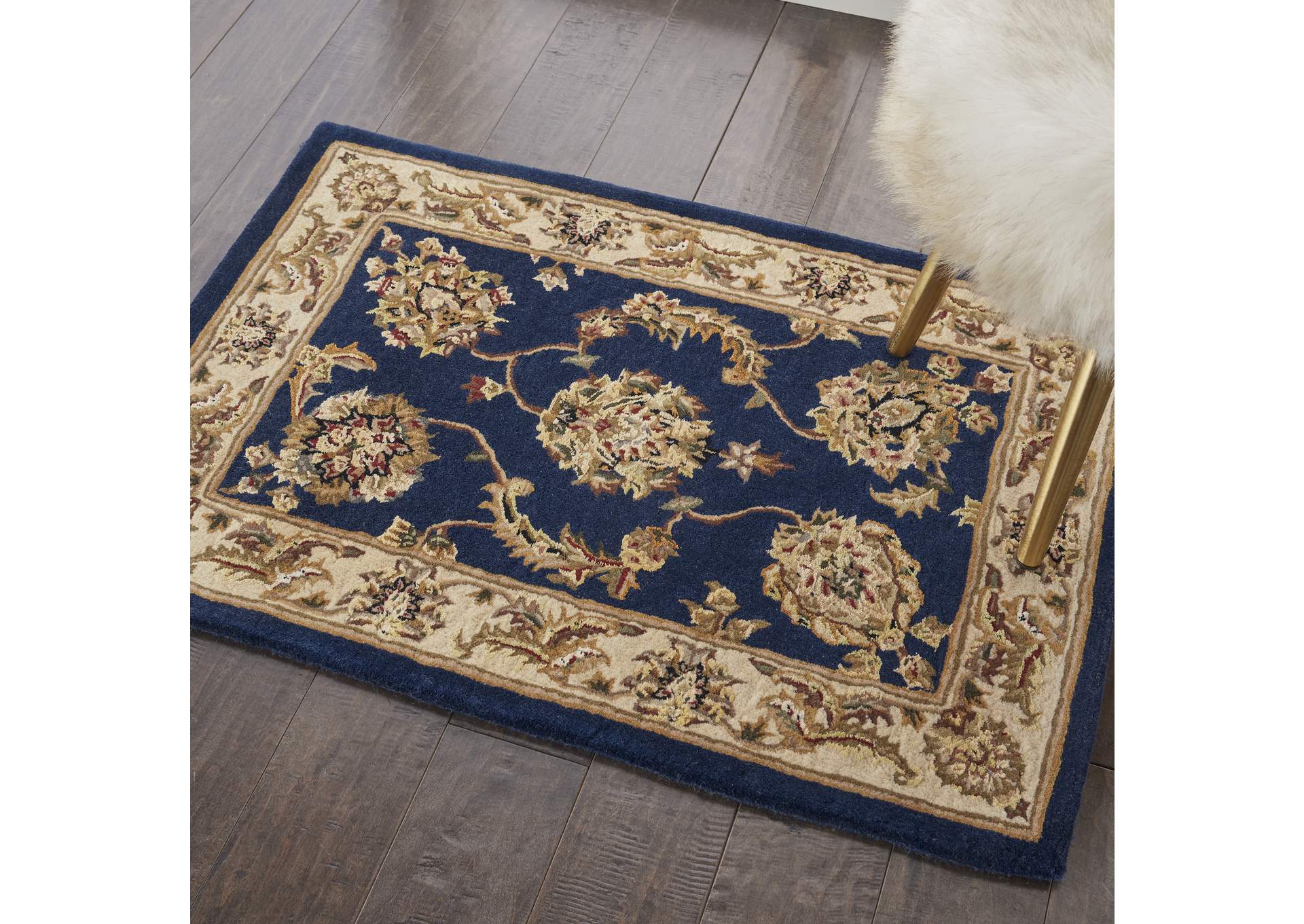 Nourison 2000 2' x 3' Accent Size Navy Area Rug,Nourison
