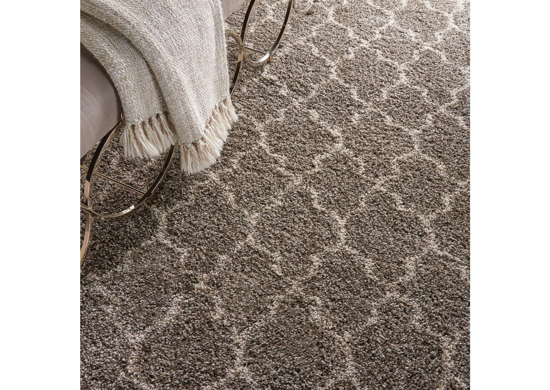 Nourison Amore AMOR2 Beige 5'x8' Area Rug,Nourison