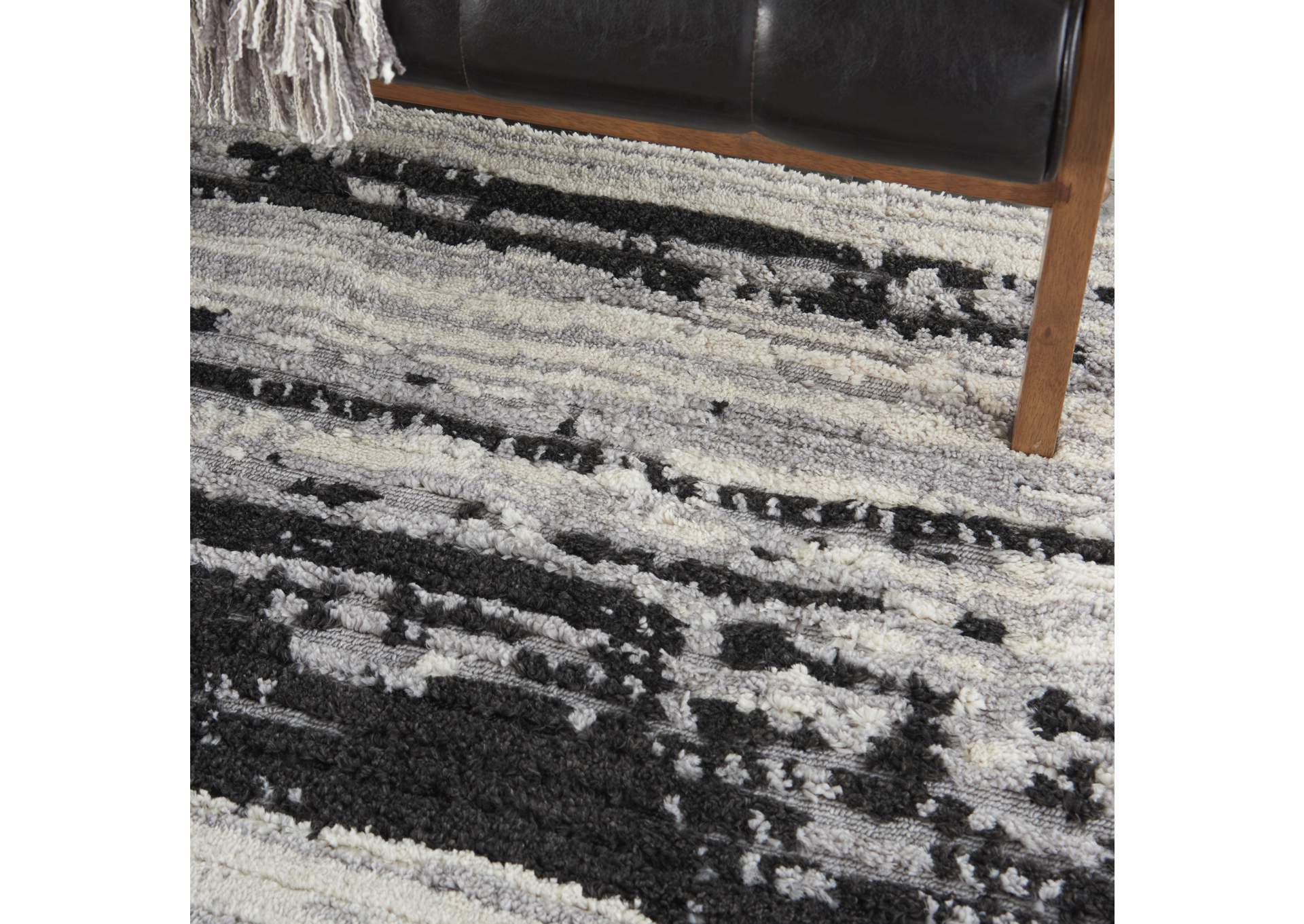 Nourison Zermatt 5' x 7' Ivory Neutral Area Rug,Nourison