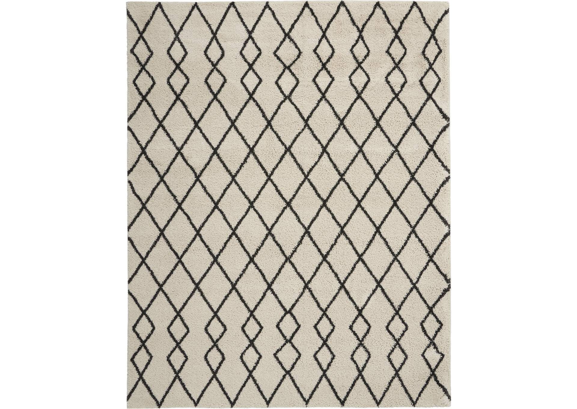 Nourison Martil MAT01 Ivory White 8'x10' Large Plush Rug,Nourison