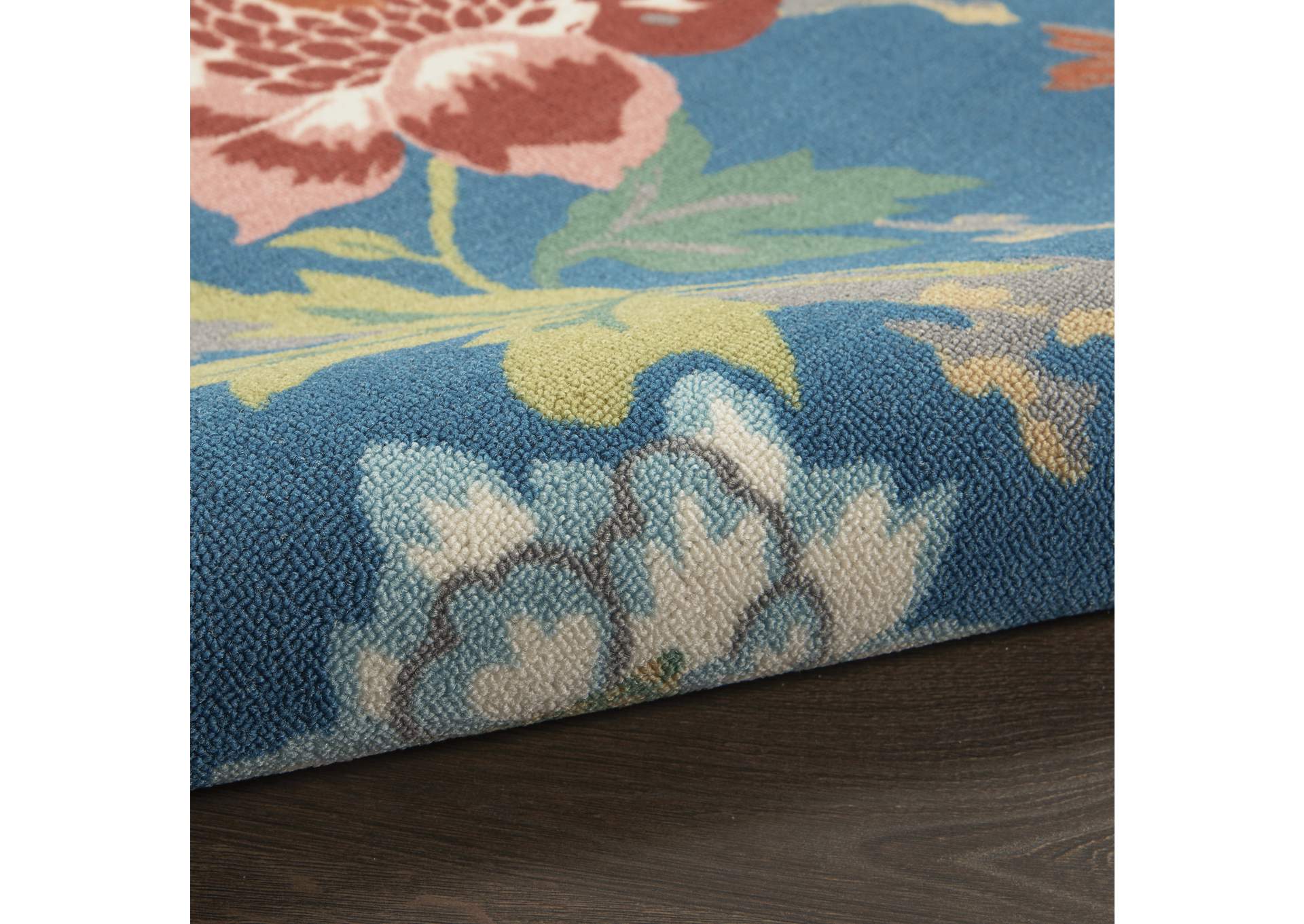 Waverly Wav01/Sun & Shade 8' Runner Area Rug,Nourison