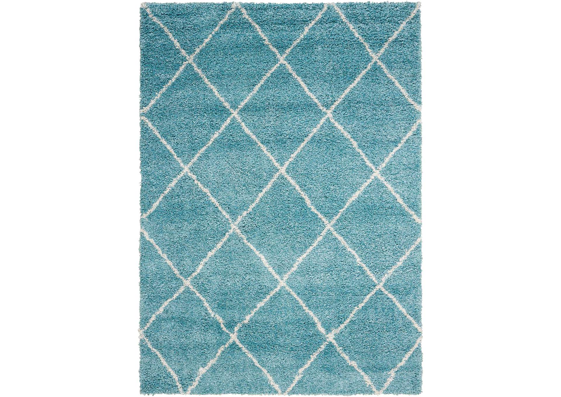 Nourison Brisbane BRI03 Blue 5'x7' Area Rug,Nourison