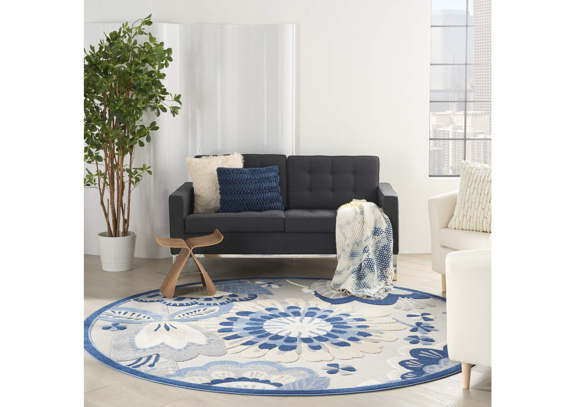 Nourison Aloha 8' Round Area Rug,Nourison