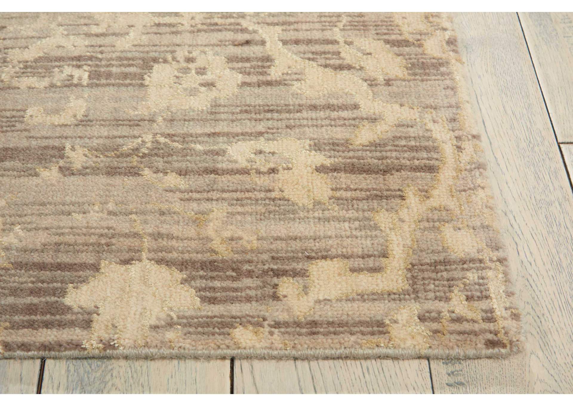 Nourison Silk Elements SKE22 Beige 10' Runner Hallway Rug,Nourison
