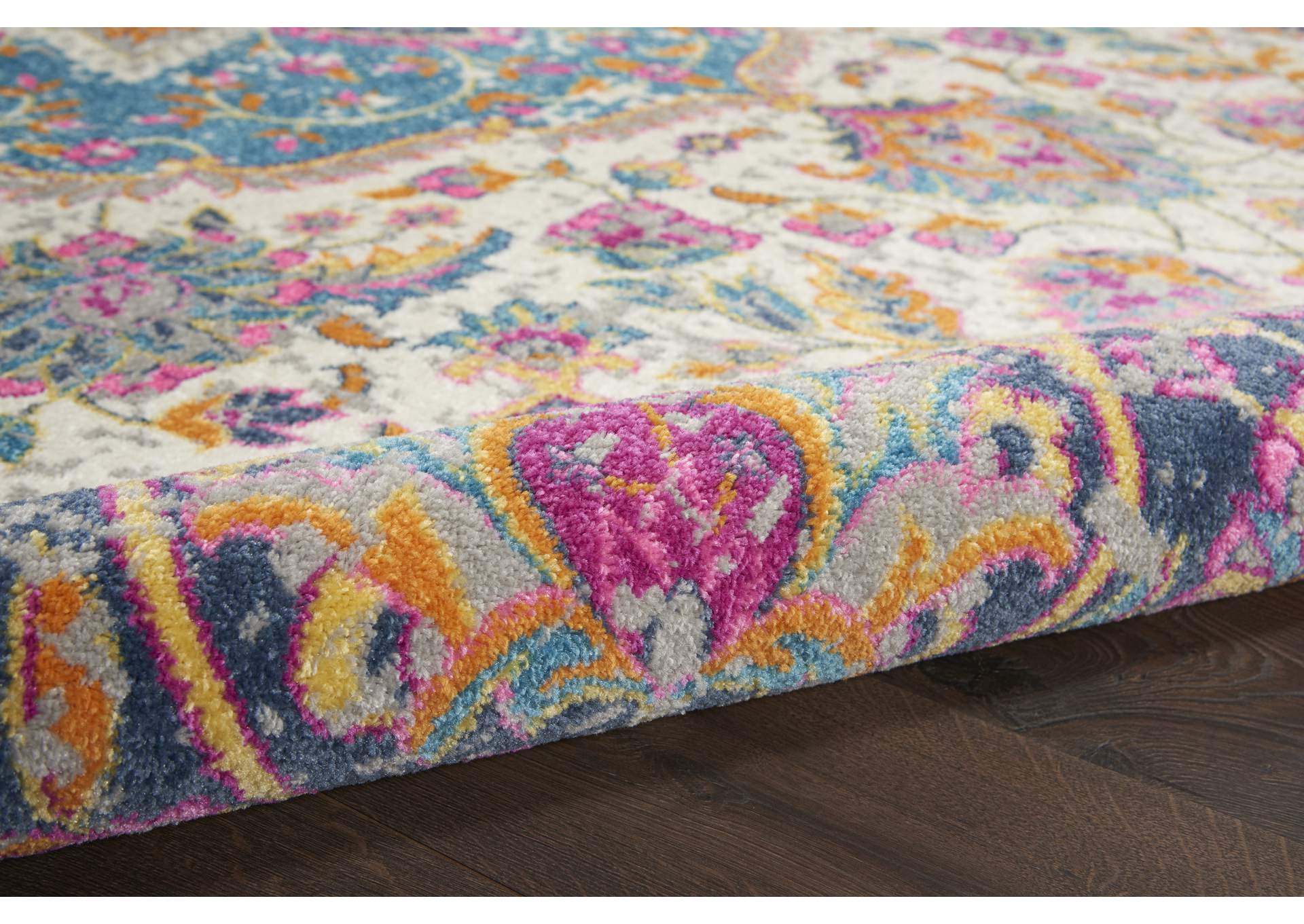 Nourison Passion Bohemian Ivory Multi Colored Area Rug,Nourison