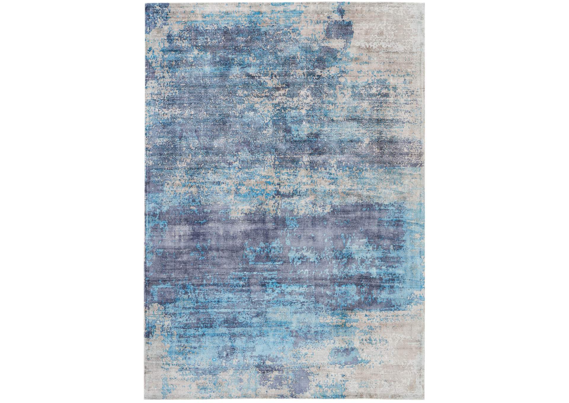 kathy ireland Home Safari Dreams KI374 Blue 5'x8' Area Rug,Nourison