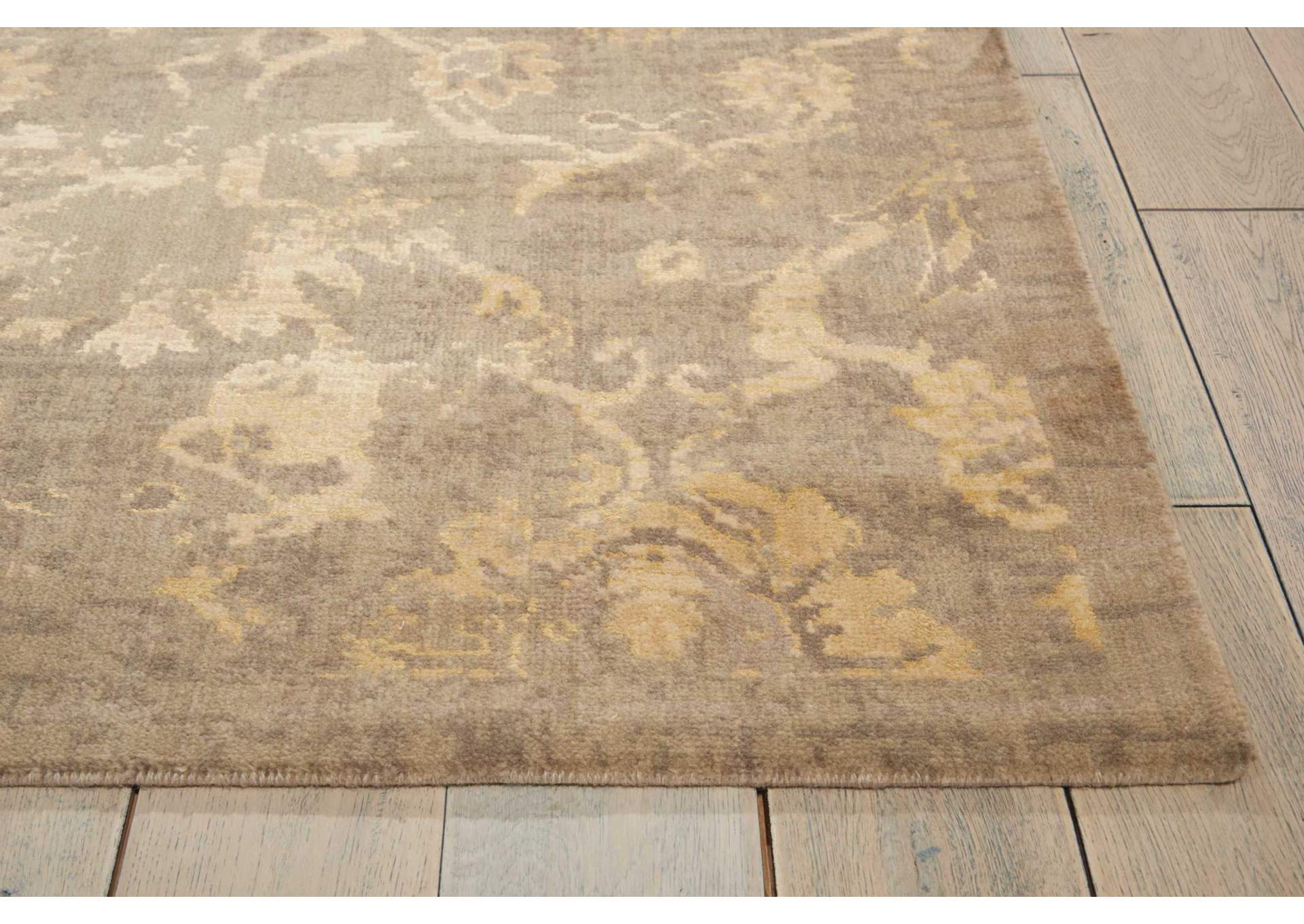 Nourison Silken Allure SLK11 Green 10' Runner Hallway Rug,Nourison