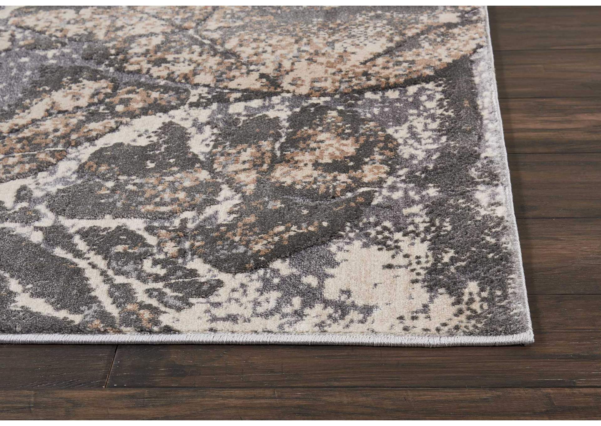 kathy ireland Home Heritage KI351 Grey 9'x13' Oversized Rug,Nourison