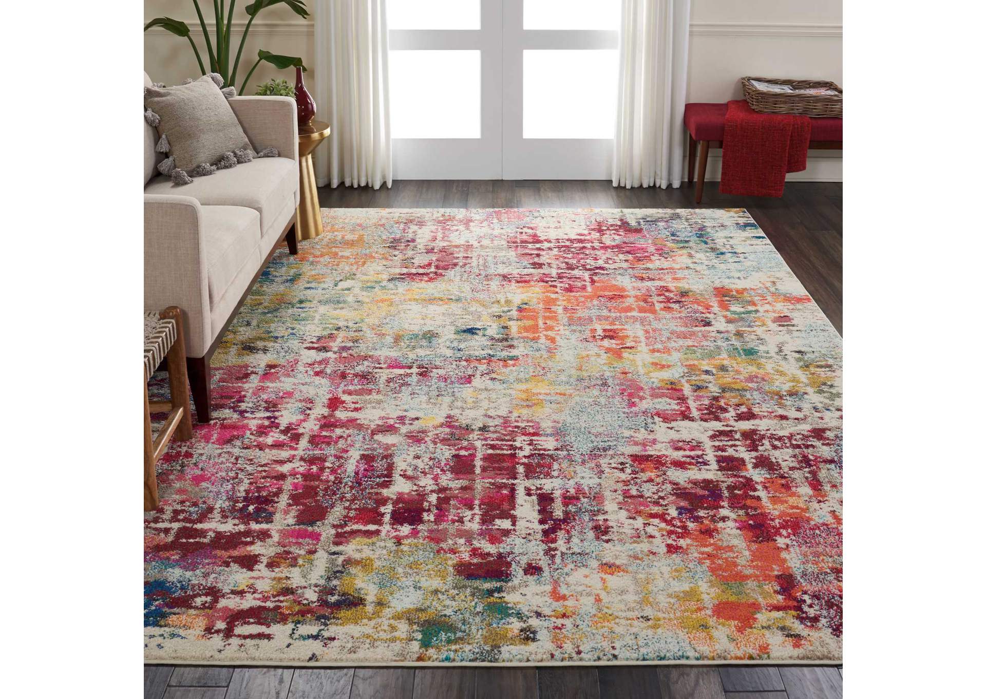 Nourison Celestial CES13 Multicolor 8'x11' Oversized Rug,Nourison