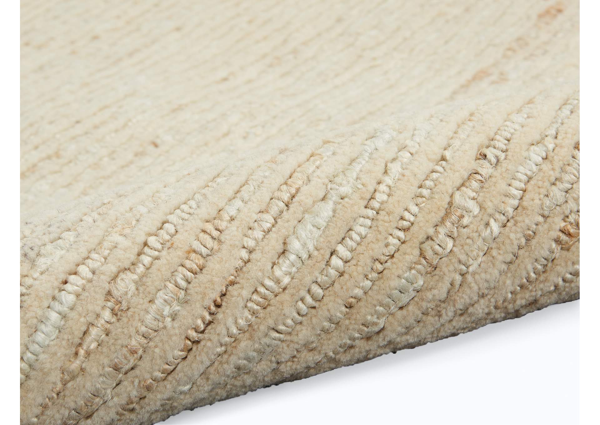 Calvin Klein Kathmandu 9' x 12' Natural Colored All- Natural Fibers Area Rug,Nourison