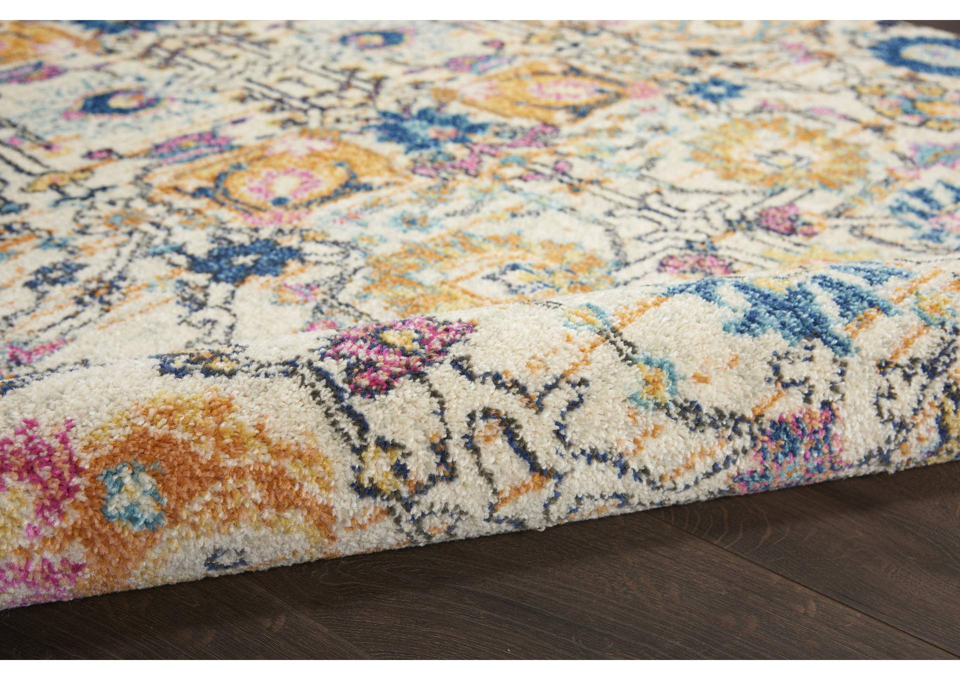 Nourison Passion 5' x 7' Ivory Multicolor Area Rug,Nourison