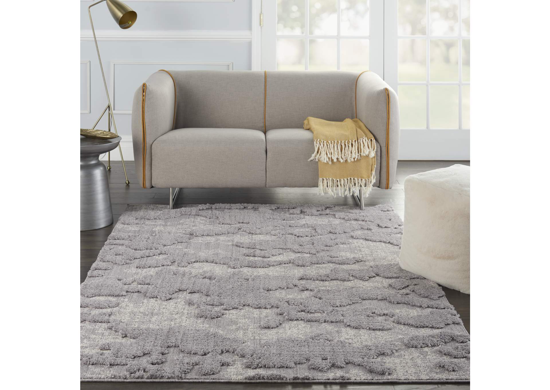 Nourison Zermatt 5' x 7' Ivory Neutral Area Rug,Nourison