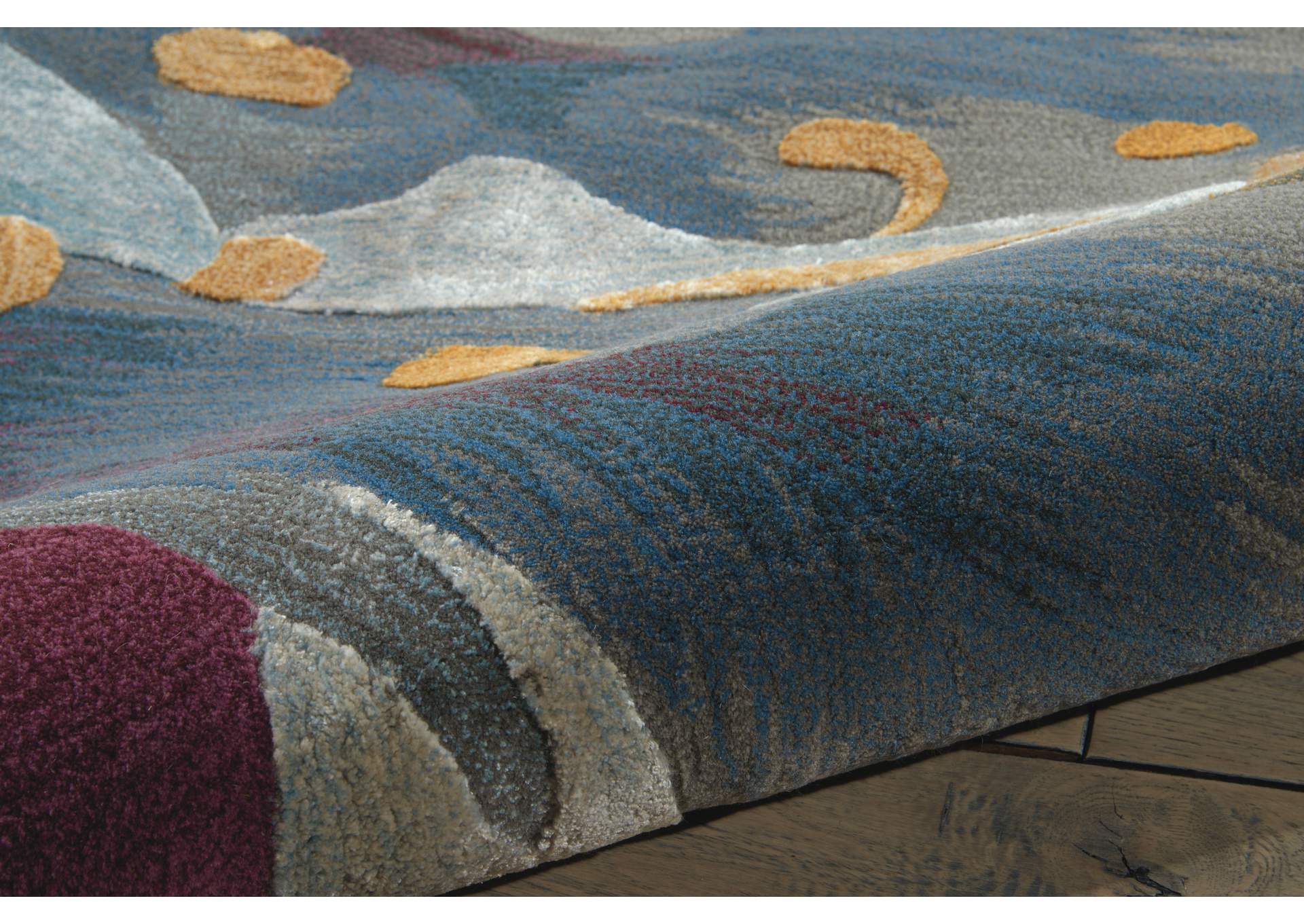 Nourison Prismatic 4'x6' Multicolor Abstract Area Rug,Nourison