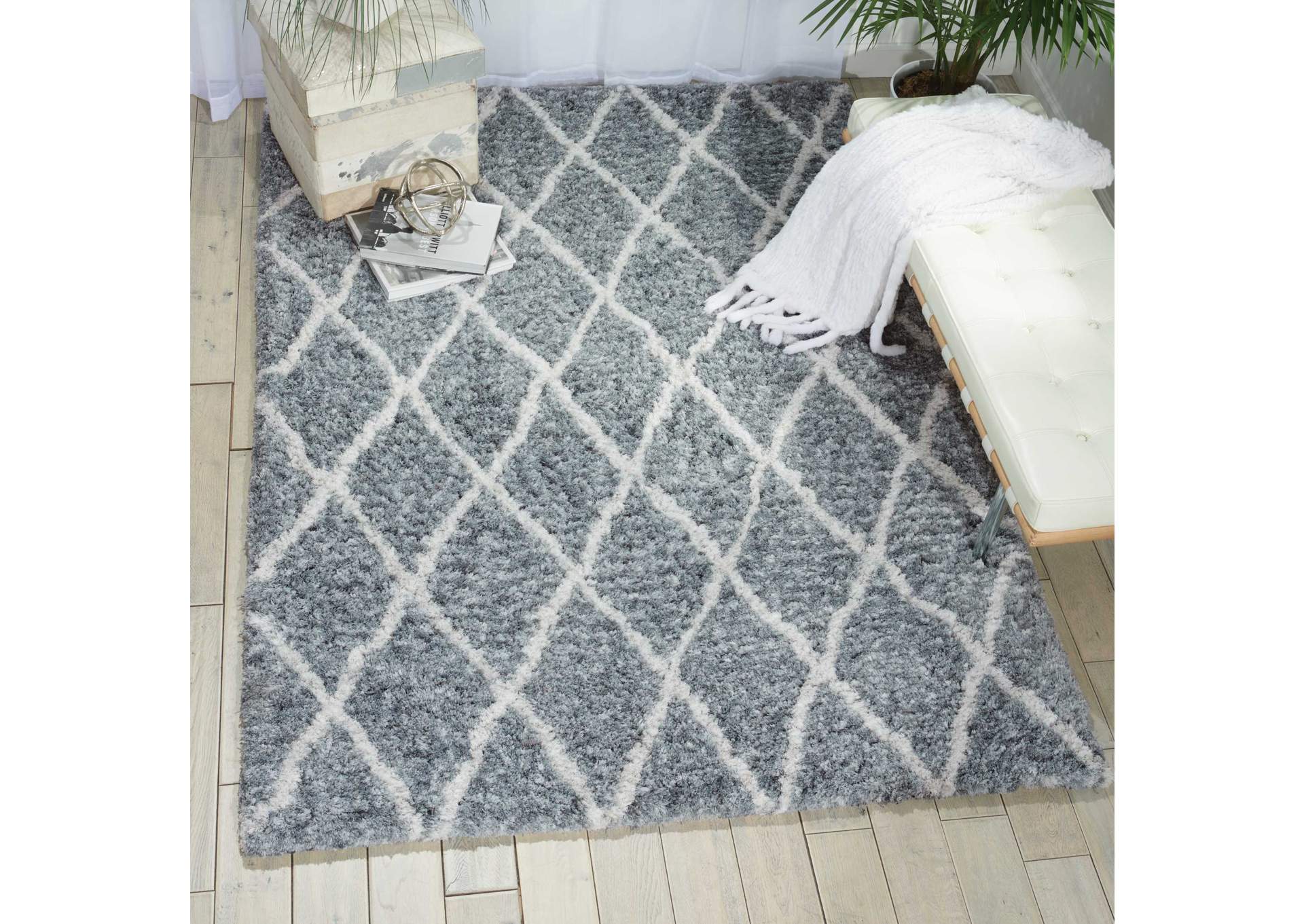 Nourison Galway GLW11 Grey 5'x7' Area Rug,Nourison