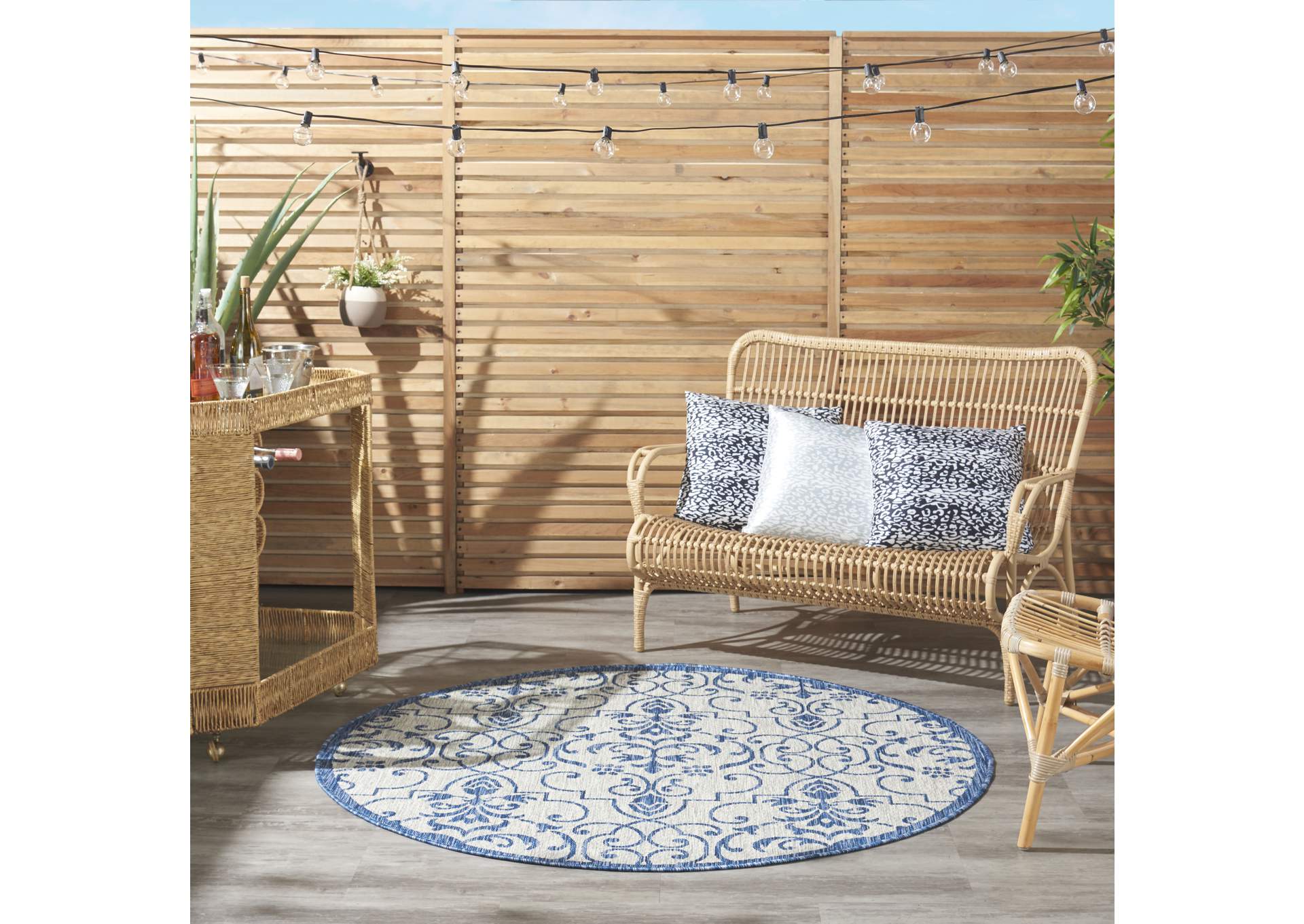 Nourison Country Side 5' Round Area Rug,Nourison