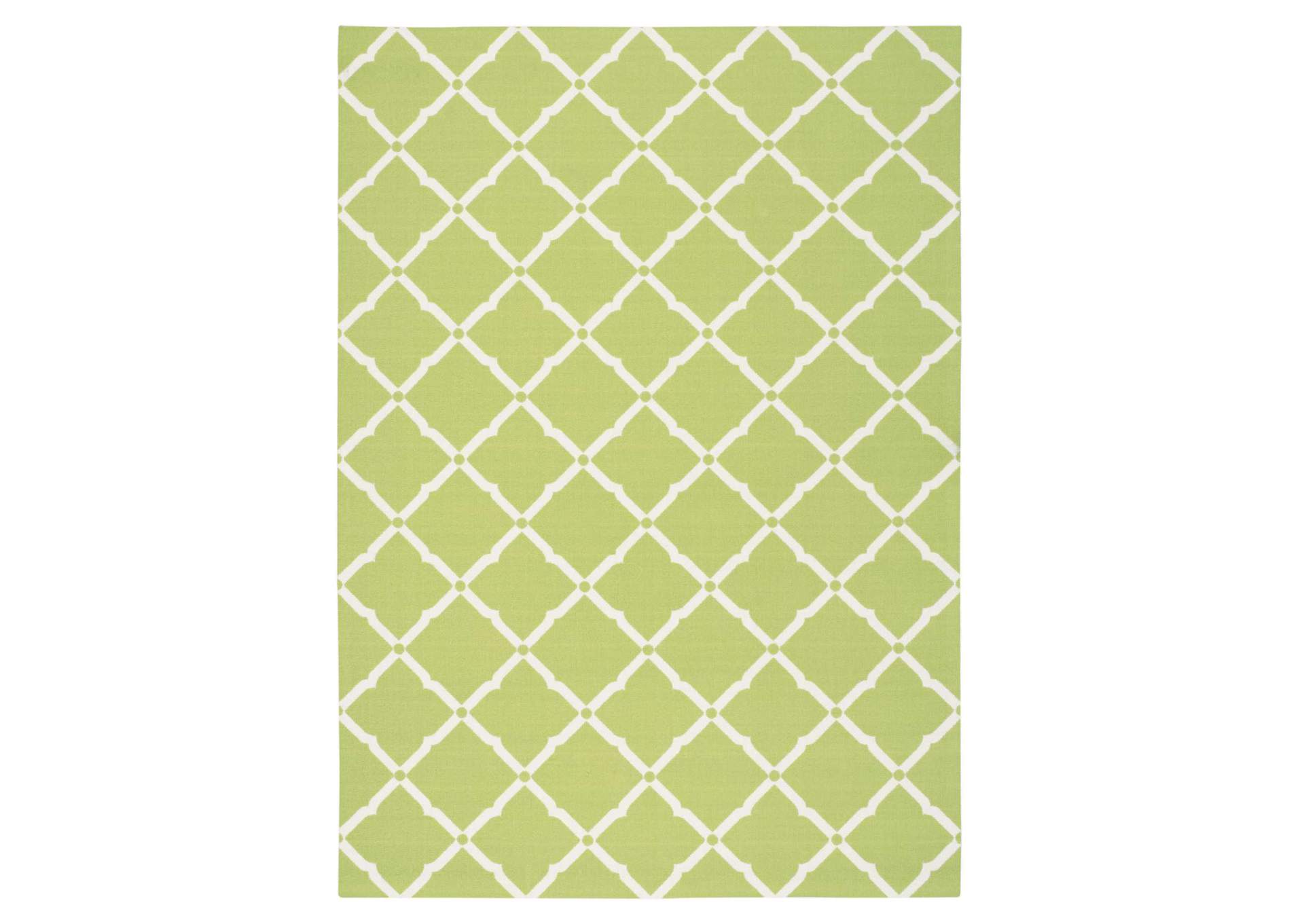 Nourison Home & Garden RS091 Green 8'x11' Rug,Nourison