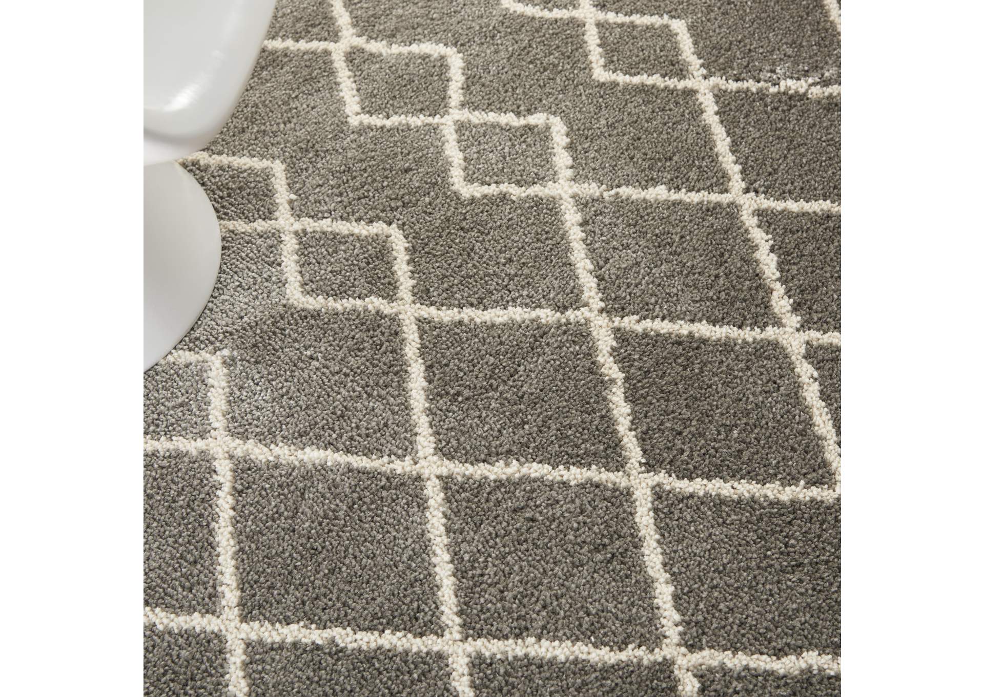 Nourison Martil MAT01 Grey 5'x7' Moroccan Area Rug,Nourison