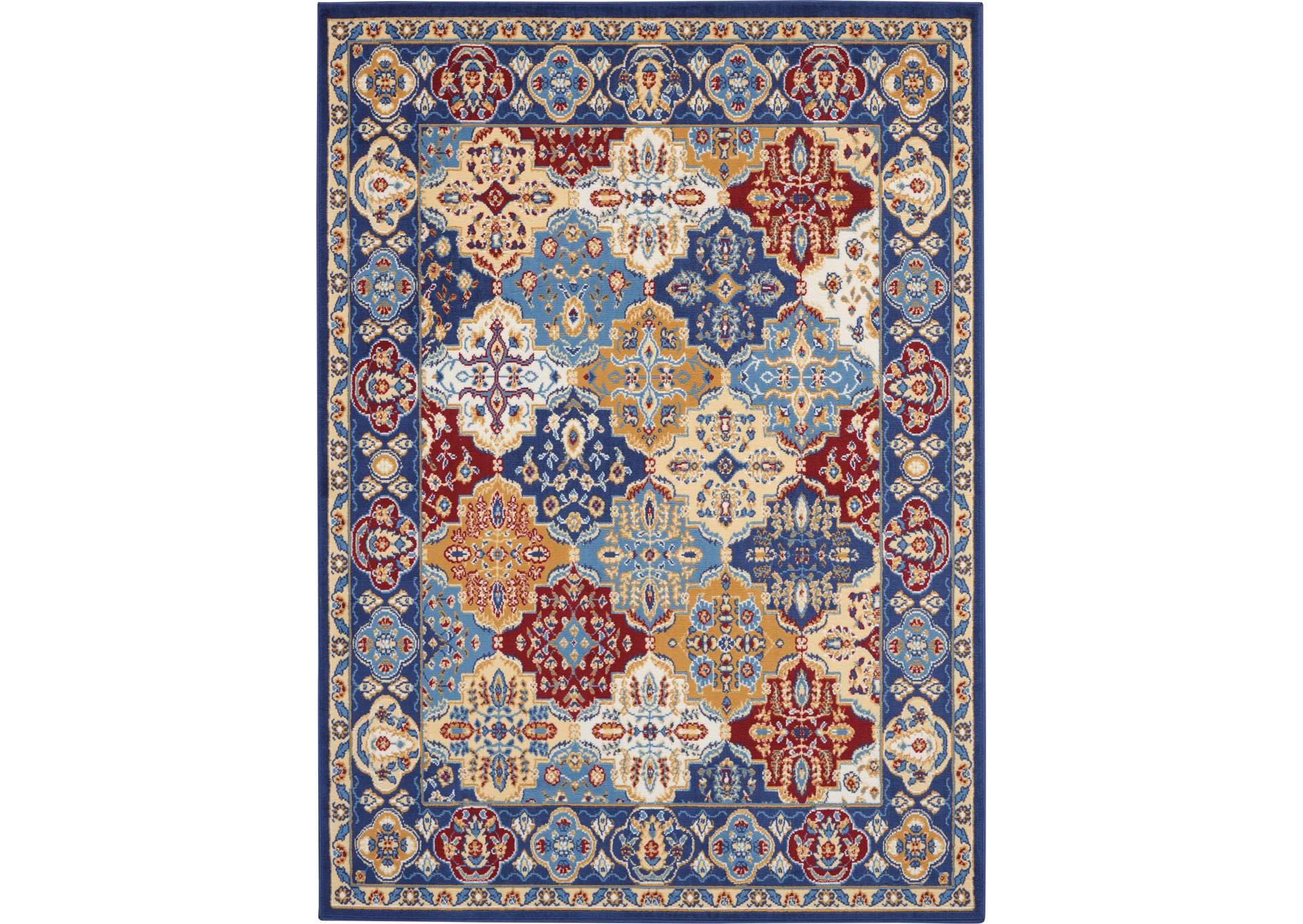 Nourison Grafix GRF31 Multicolor 5'x7' Persian Area Rug,Nourison