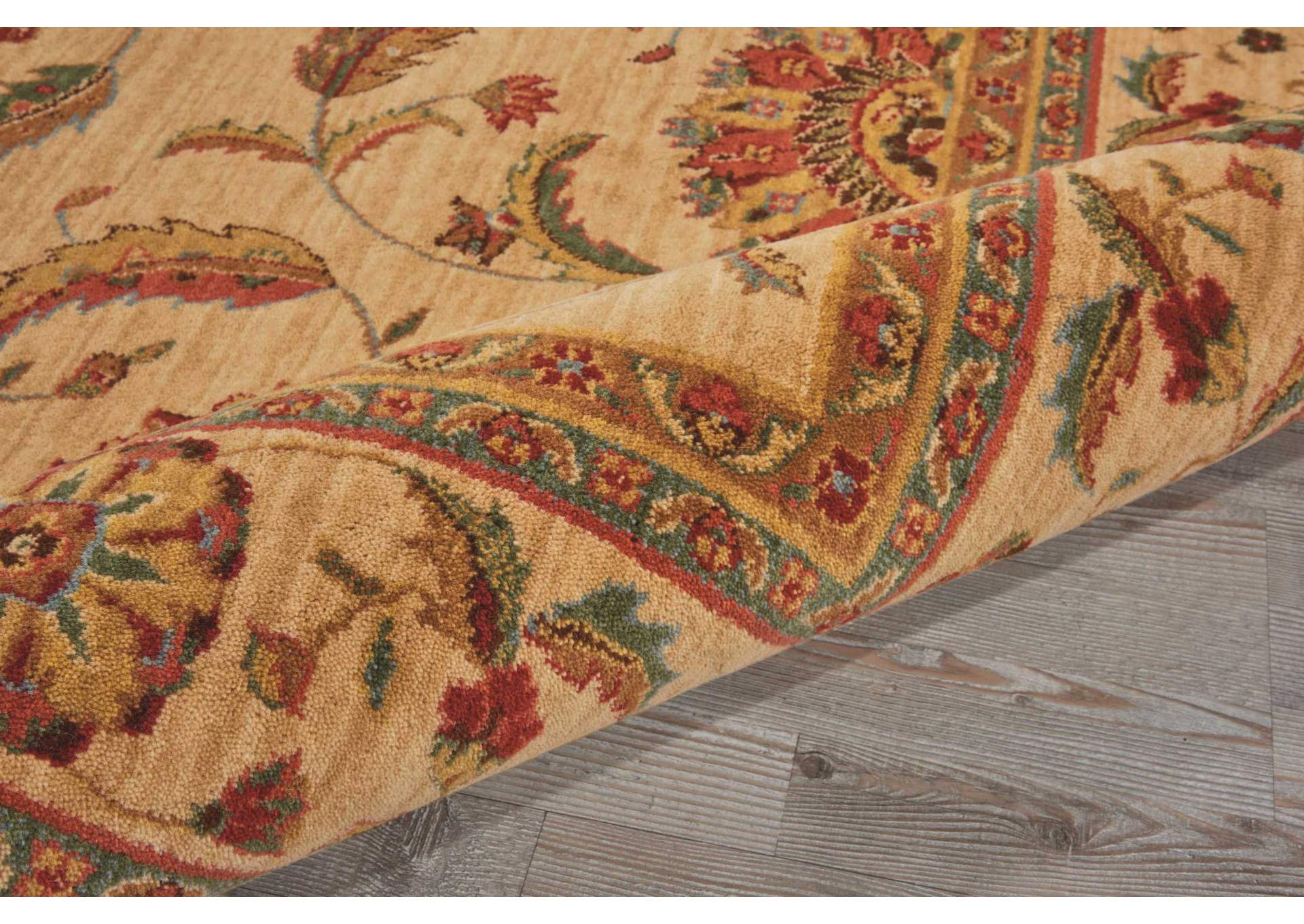 Nourison Living Treasures LI04 Beige and Red 8'x10' Rug,Nourison