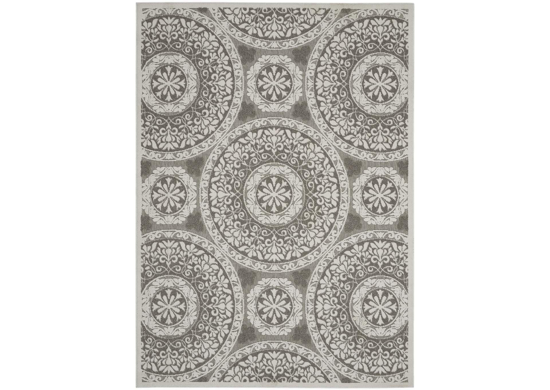 Nourison Key Largo 5'x7' Taupe Area Rug,Nourison
