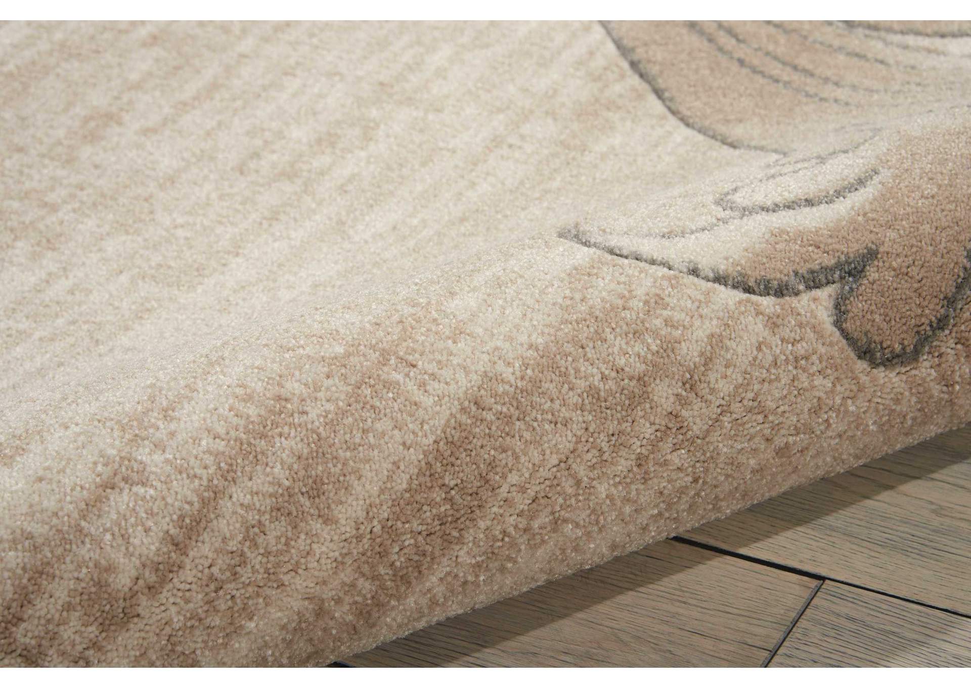 Nourison Maxell MAE05 Taupe 8'x11' Oversized Rug,Nourison