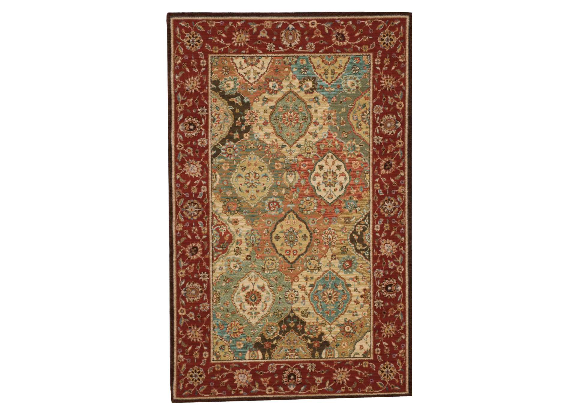 Nourison Living Treasures LI03 Multicolor 4'x6' Area Rug,Nourison