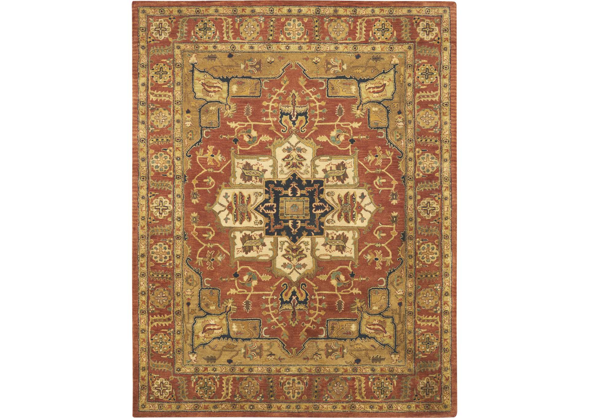 Nourison Jaipur JA33 Red Multicolor 8'x10' Rug,Nourison
