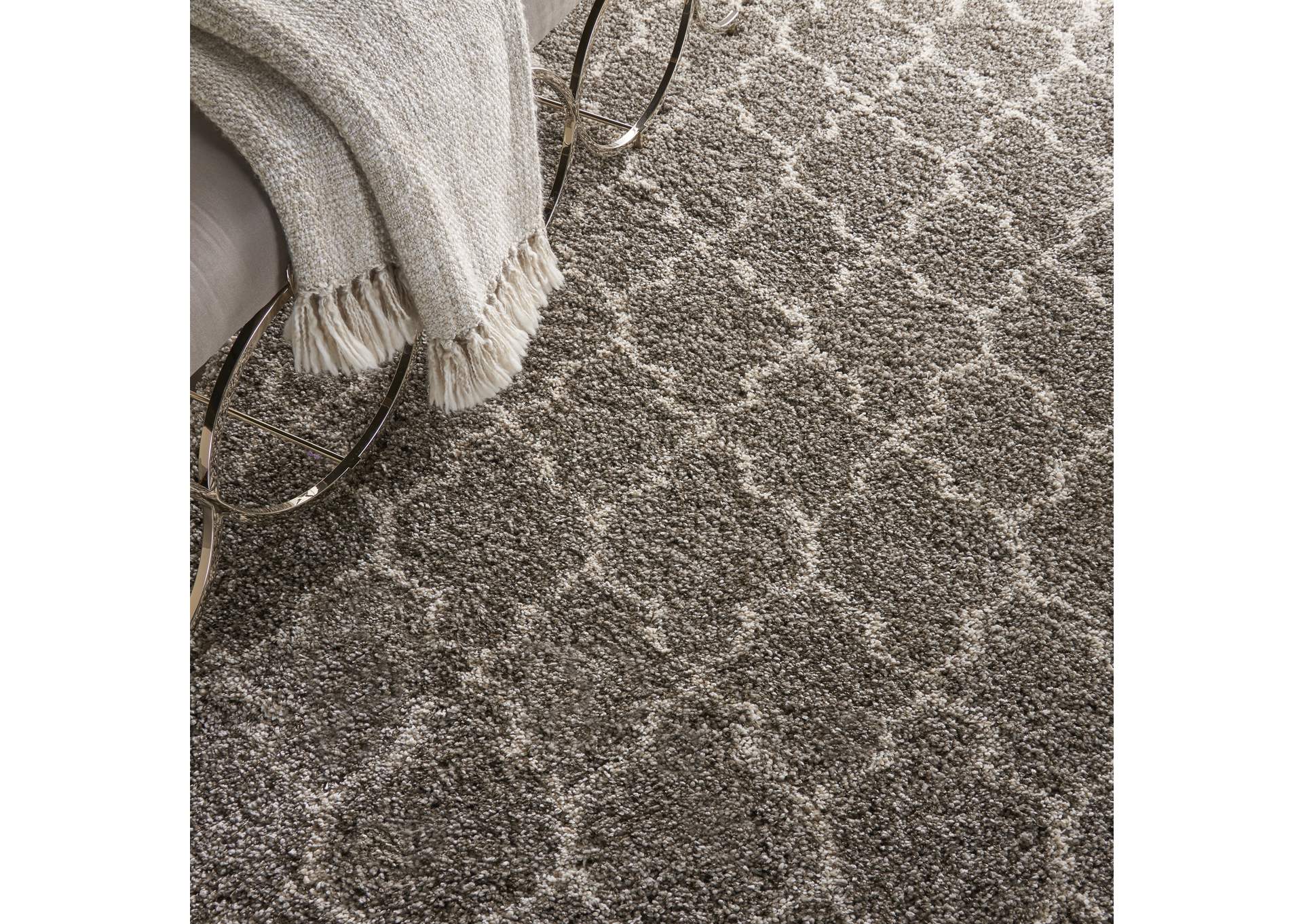 Nourison Amore AMOR2 Beige 4'x6' Area Rug,Nourison