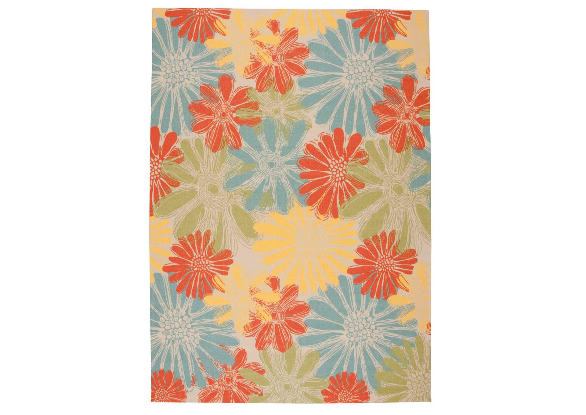 Nourison Home & Garden RS022 Multicolor 8'x11' Rug,Nourison