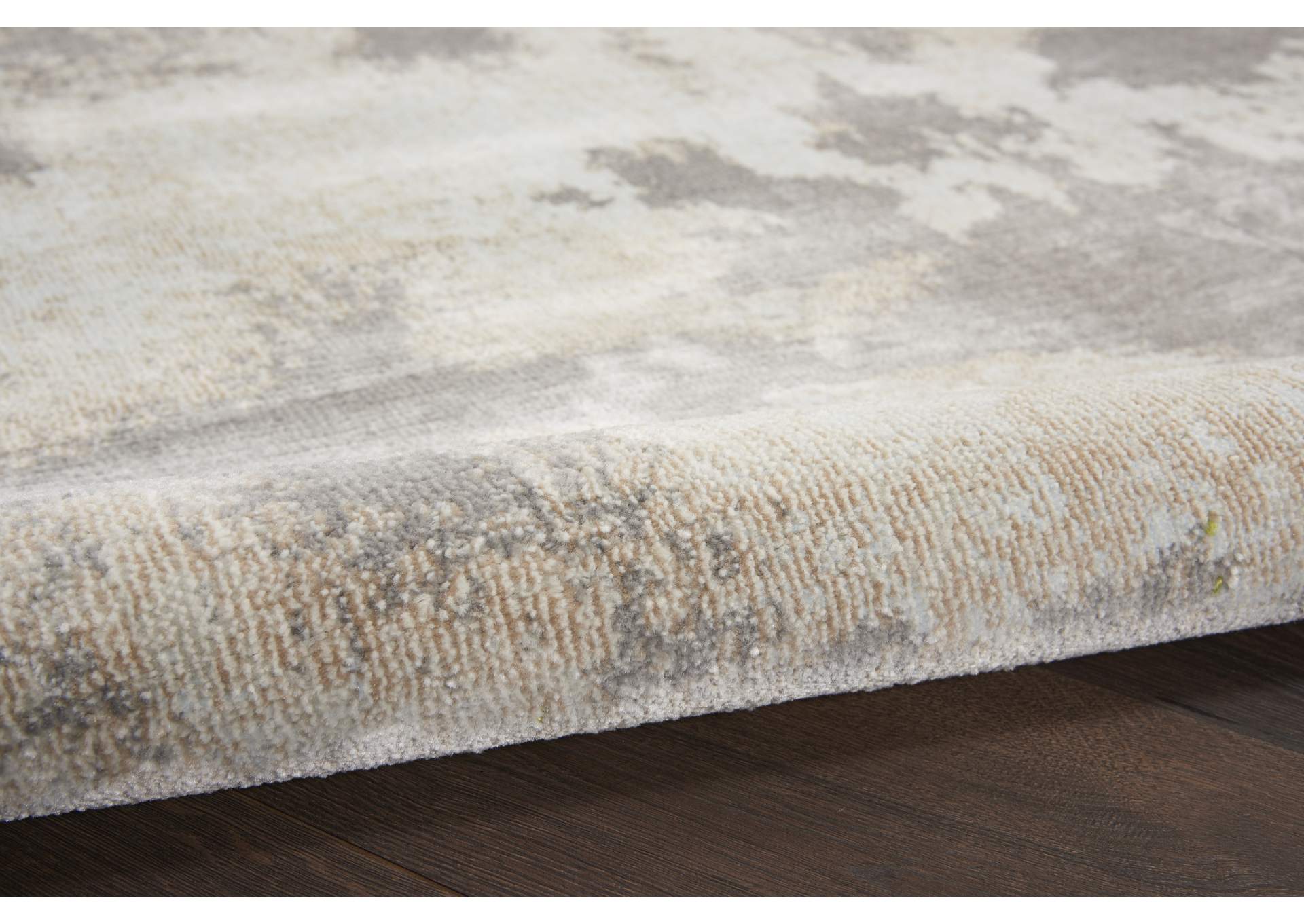 Nourison Etchings 4' x 6' Grey Abstract Area Rug,Nourison