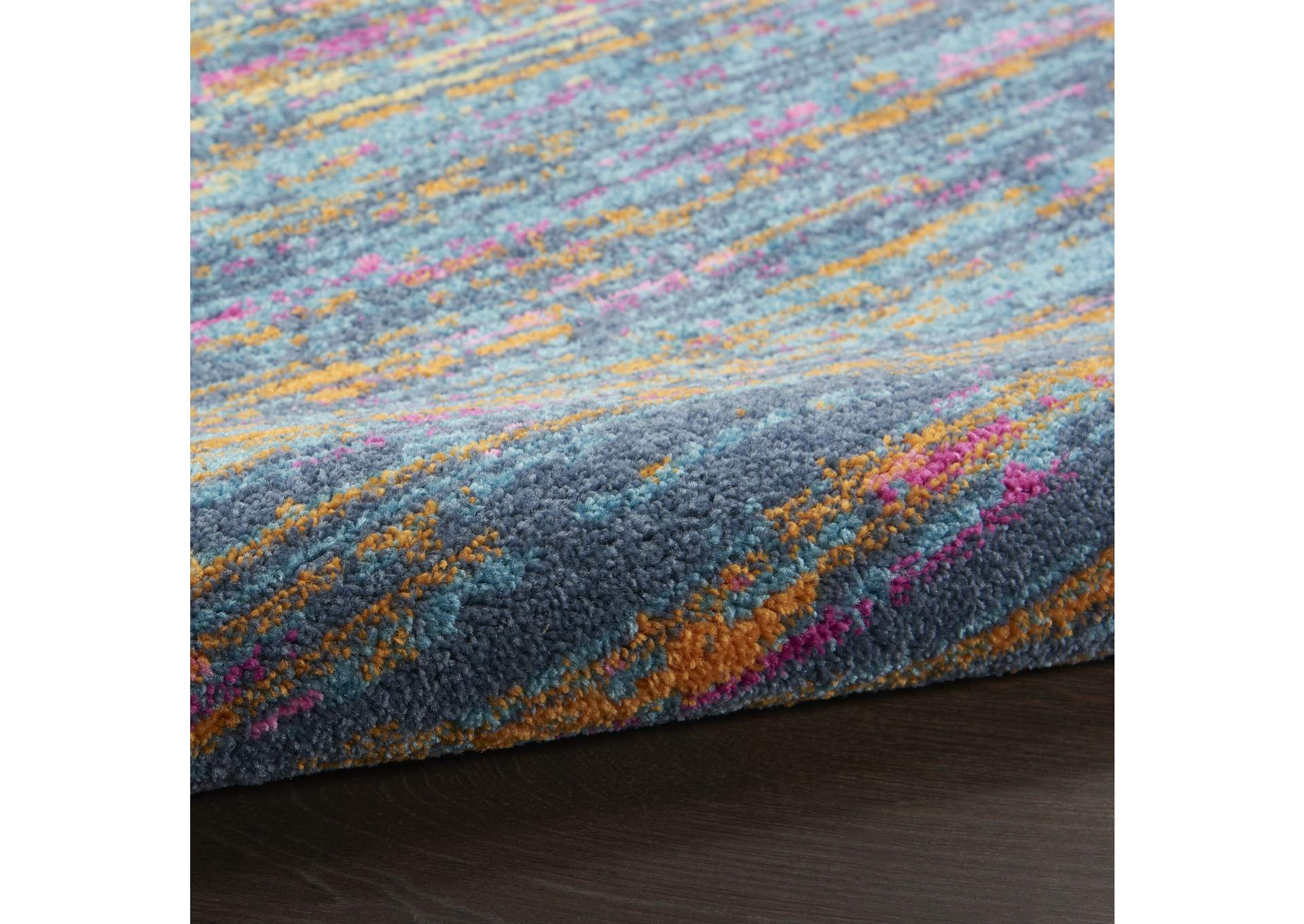 Nourison Passion 2'x3' Blue Multicolor Area Rug,Nourison