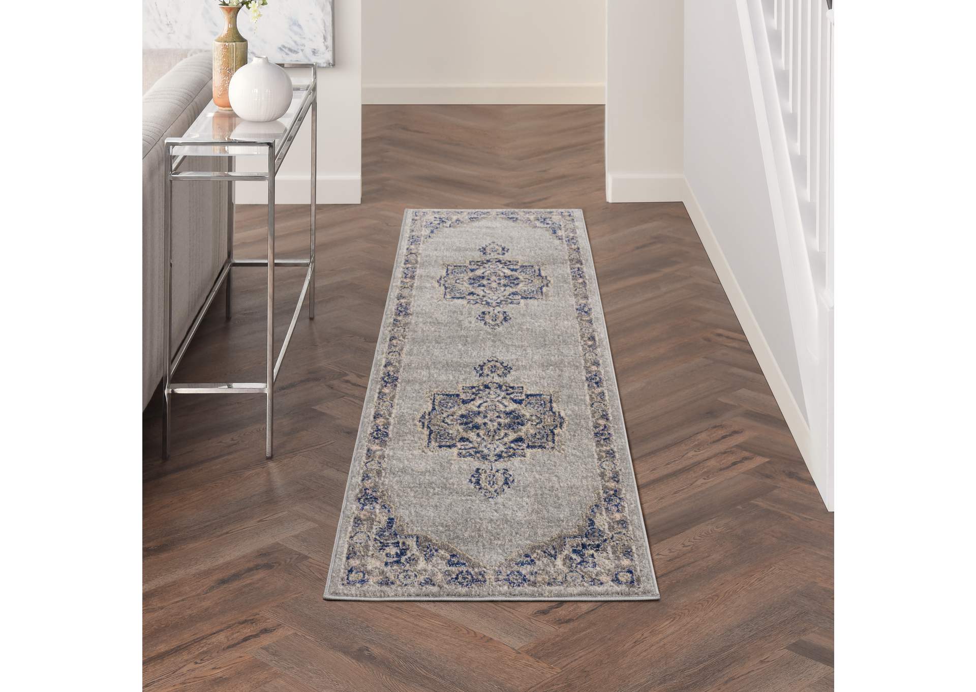 Nourison Tranquil 7' Runner Area Rug,Nourison