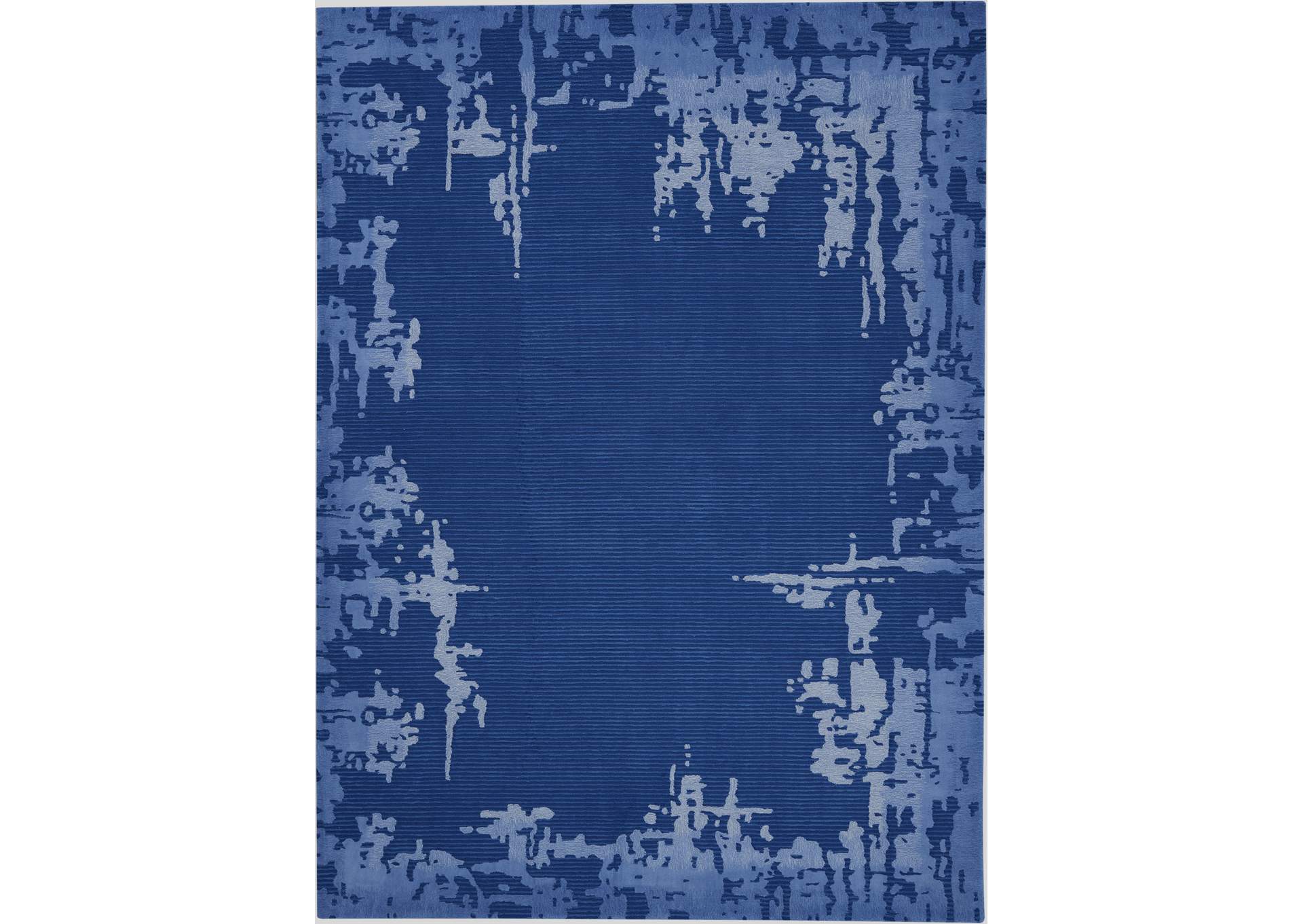 Nourison Symmetry SMM02 Navy Blue 9'x12' Oversized Textured Rug,Nourison