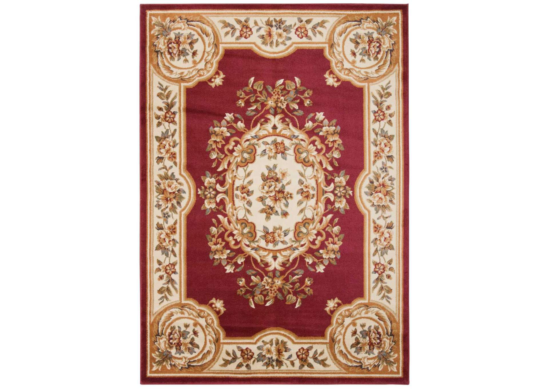 Nourison Paramount PAR37 Red 5'x7' Area Rug,Nourison