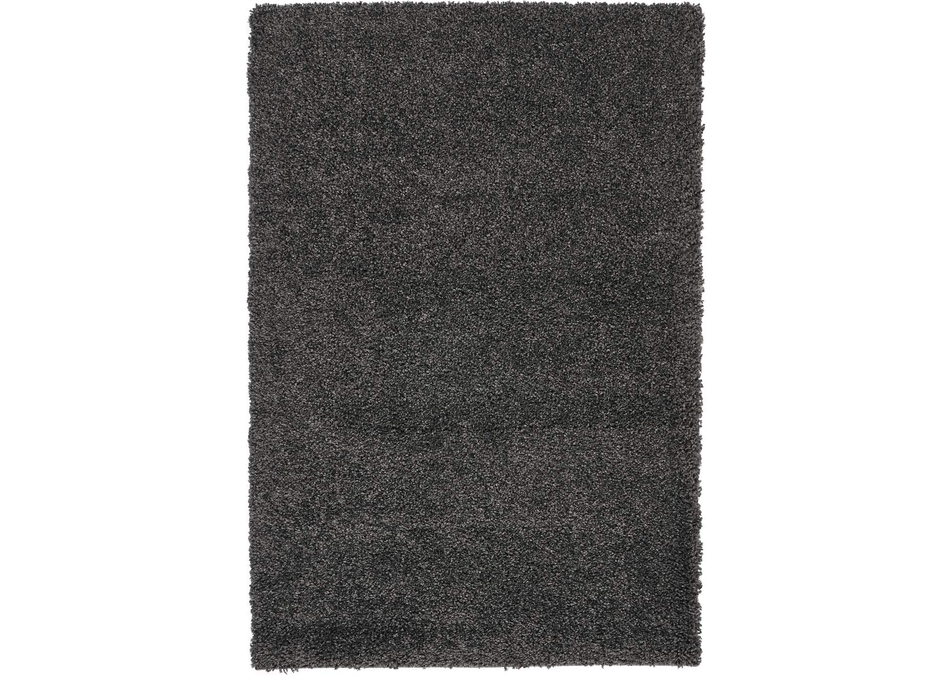 Nourison Malibu Shag MSG01 Charcoal 4'x6' Area Rug,Nourison
