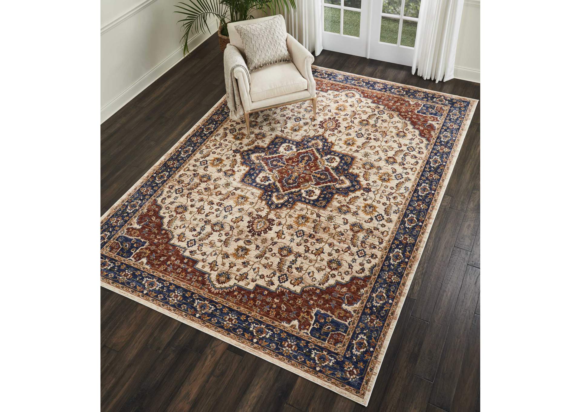 Nourison Lagos LAG01 Multicolor 10'x13' Oversized Low-pile Rug,Nourison