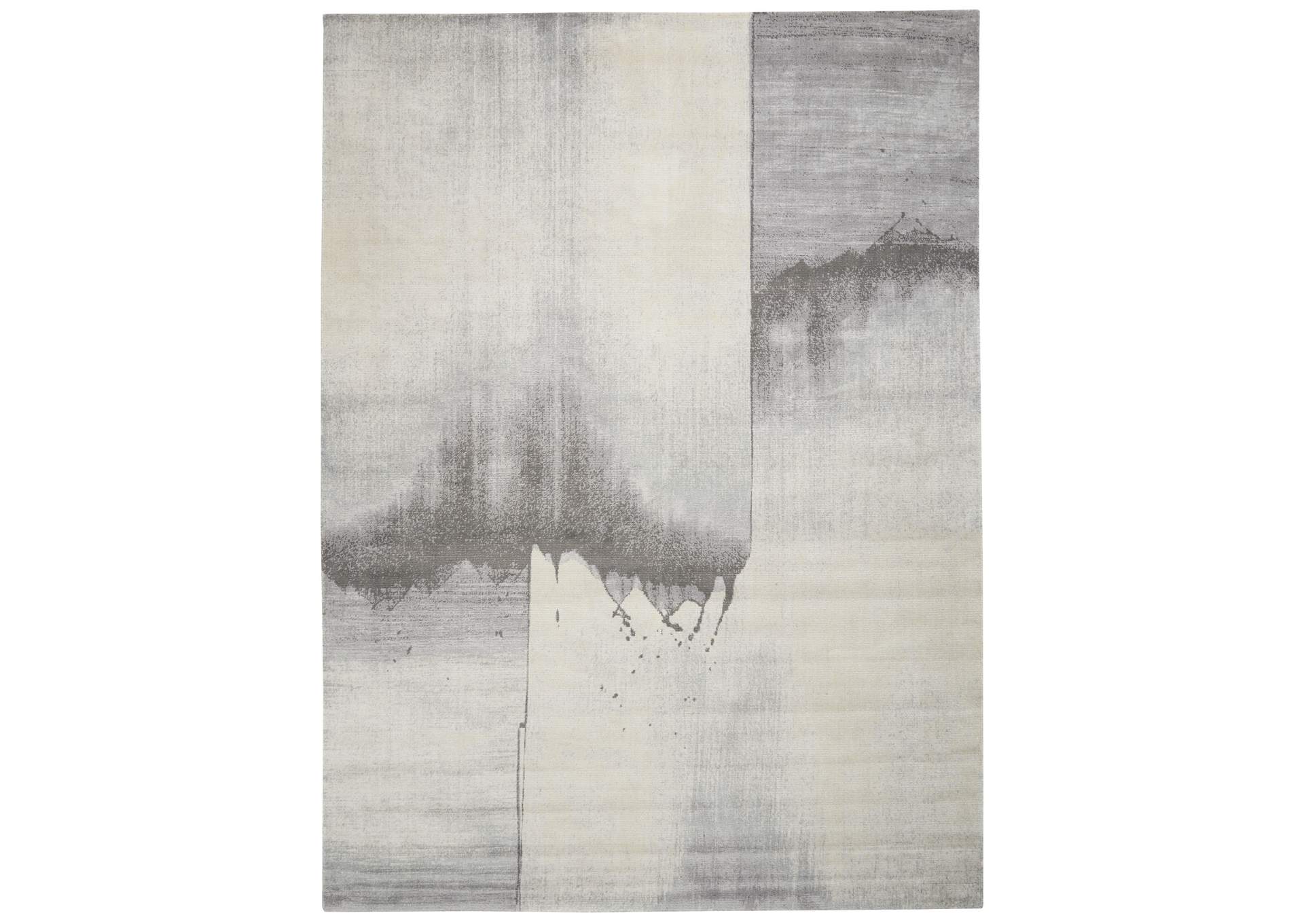 Calvin Klein Home Gradient GDT05 Grey 8'x10' Rug,Nourison