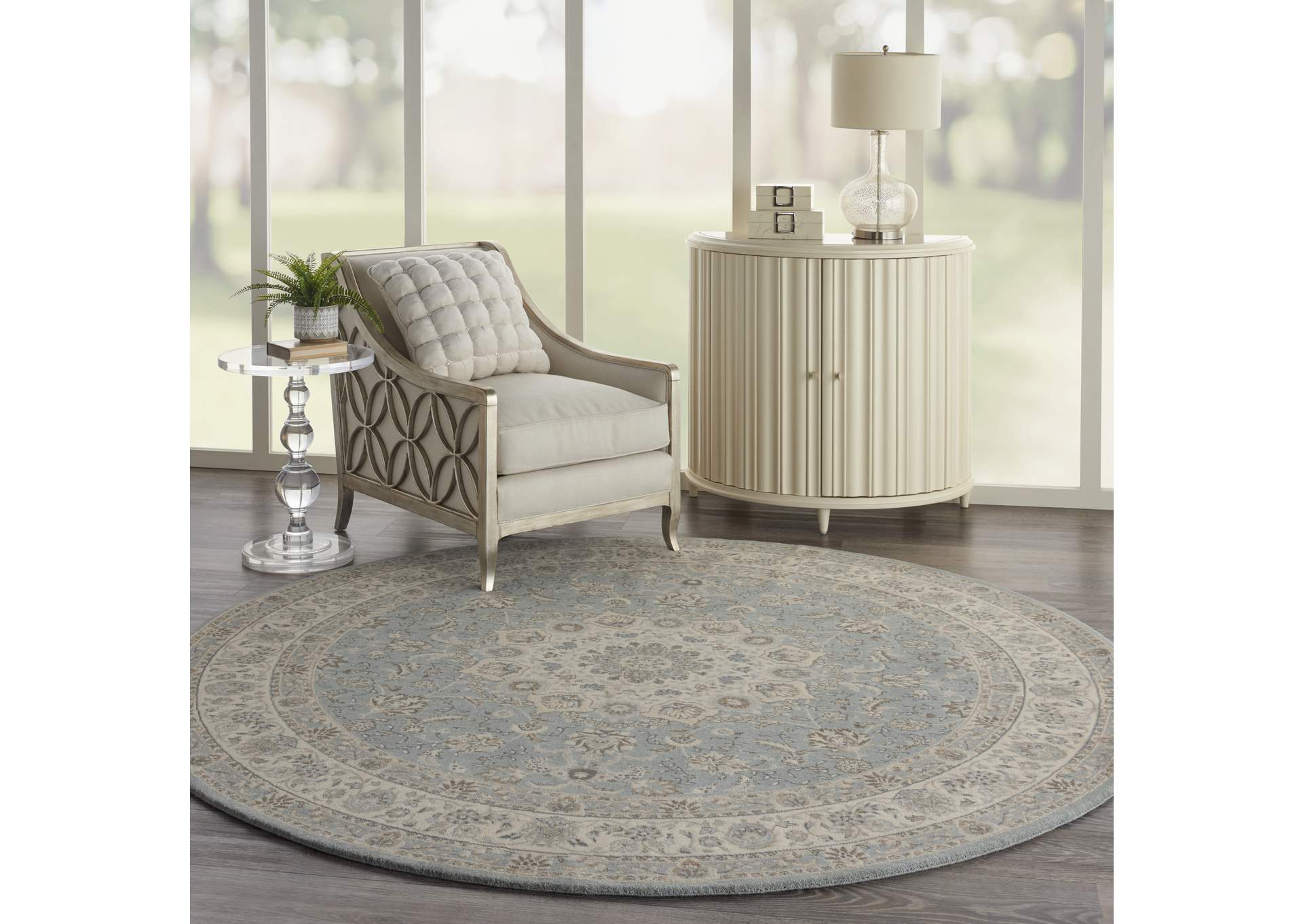 Nourison Living Treasures 8' Round Area Rug,Nourison