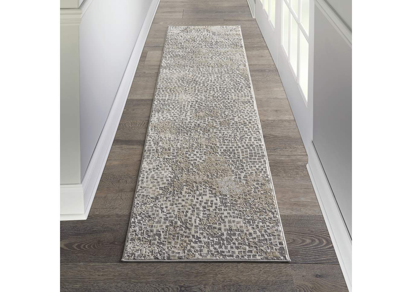 Michael Amini MA90 Uptown 8' Runner Area Rug,Nourison