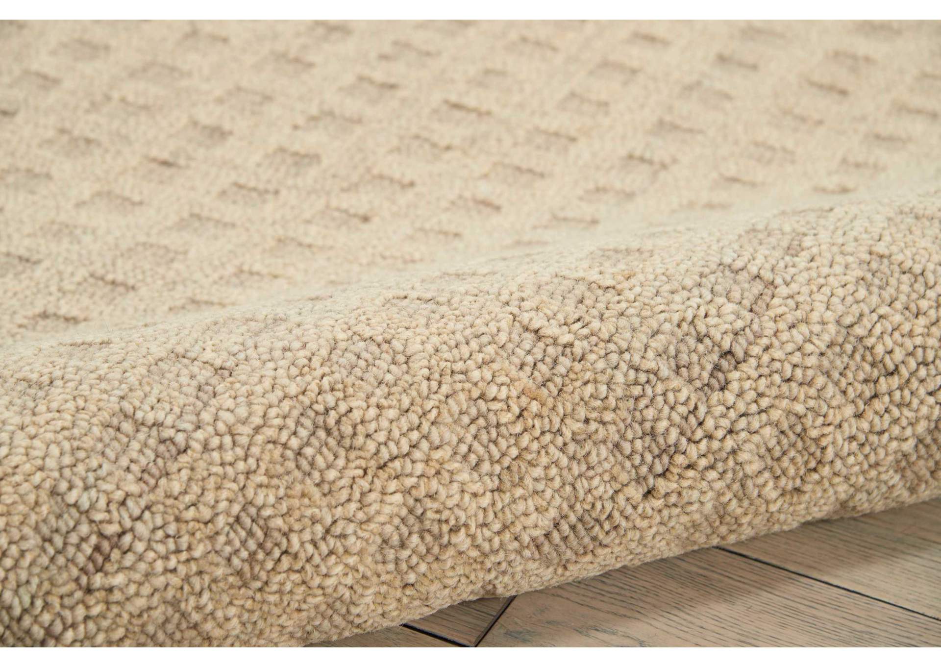Nourison Marana MNN01 Taupe 8'x11' Oversized Wool Rug,Nourison