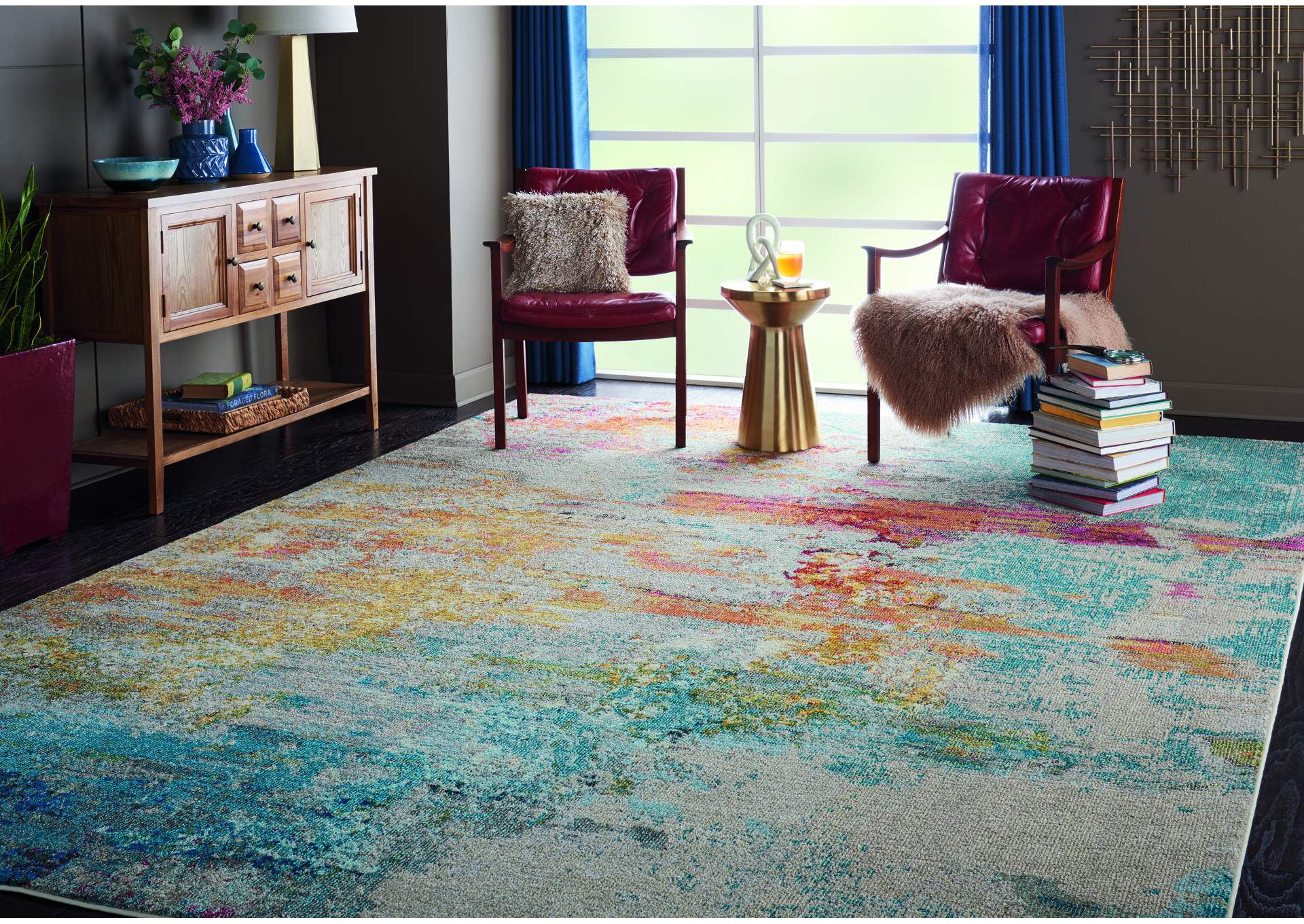 Nourison Celestial 7' x 10' Area Rug,Nourison