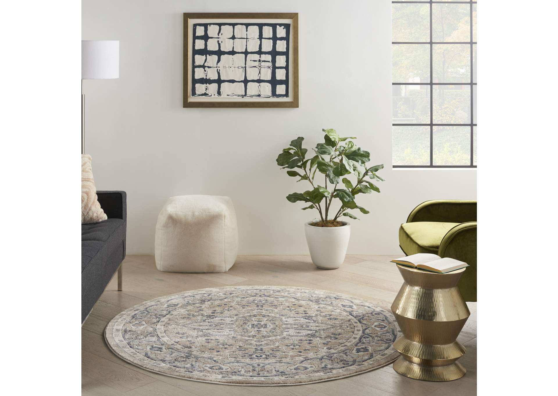 Nourison Quarry 5' Round Area Rug,Nourison