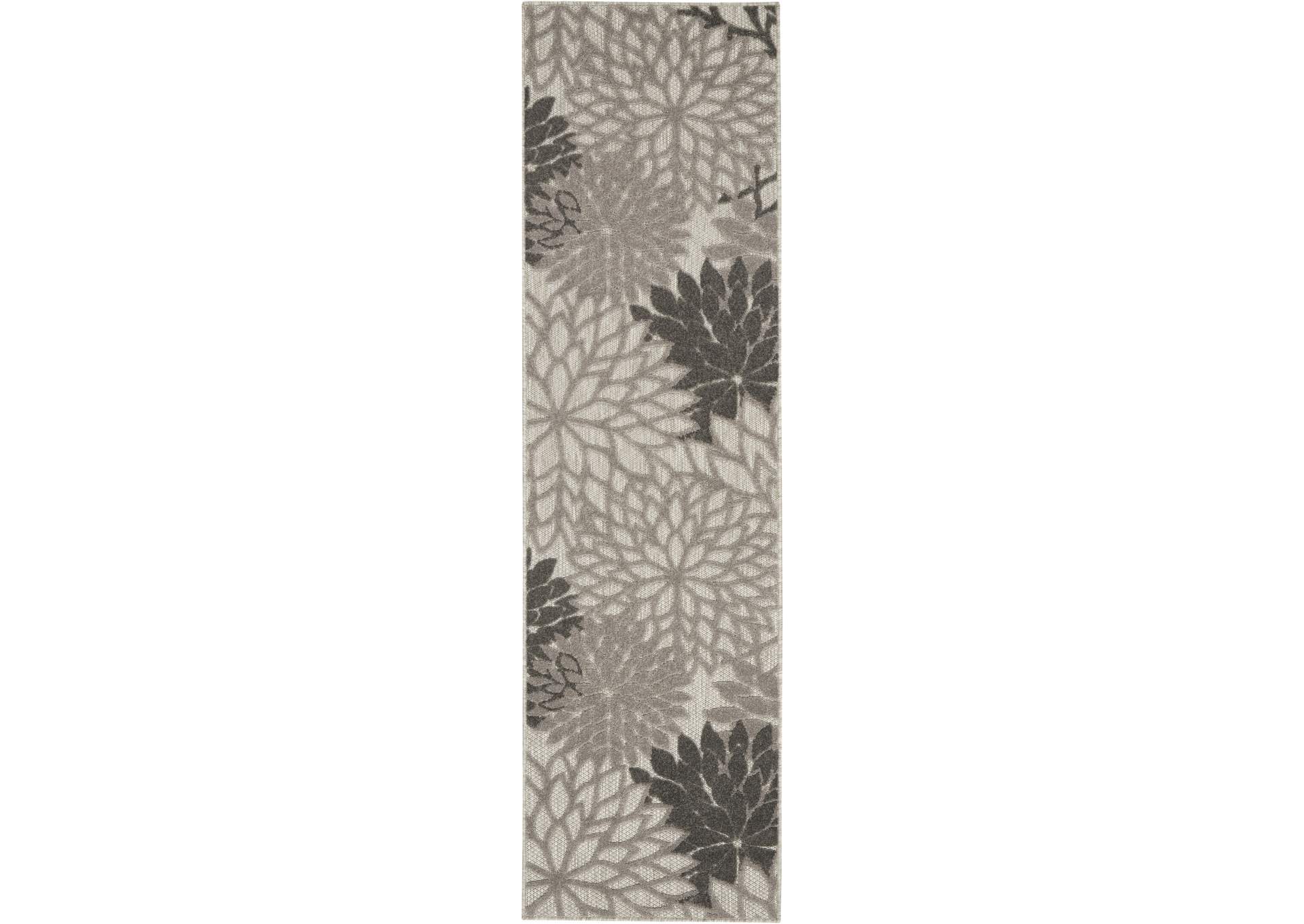 Nourison Aloha 2'x6' Silver Grey Area Rug,Nourison