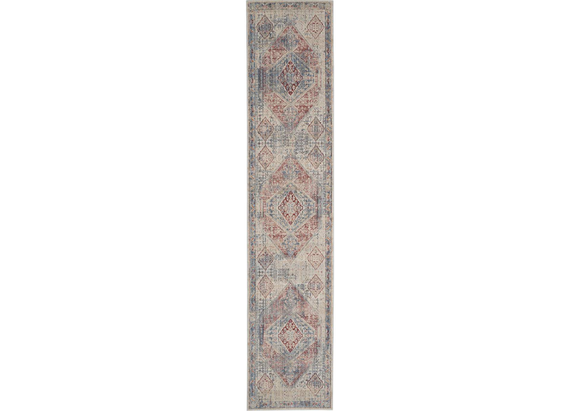Nourison Homestead 8' Runner Traditional Area Rug,Nourison