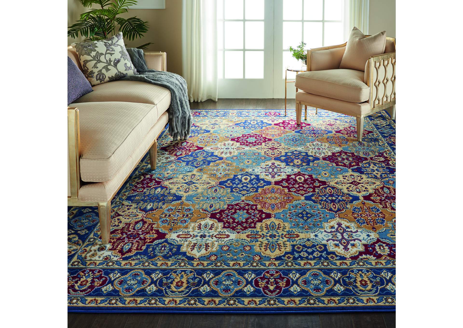 Nourison Grafix GRF31 Multicolor 8'x10' Large Rug,Nourison